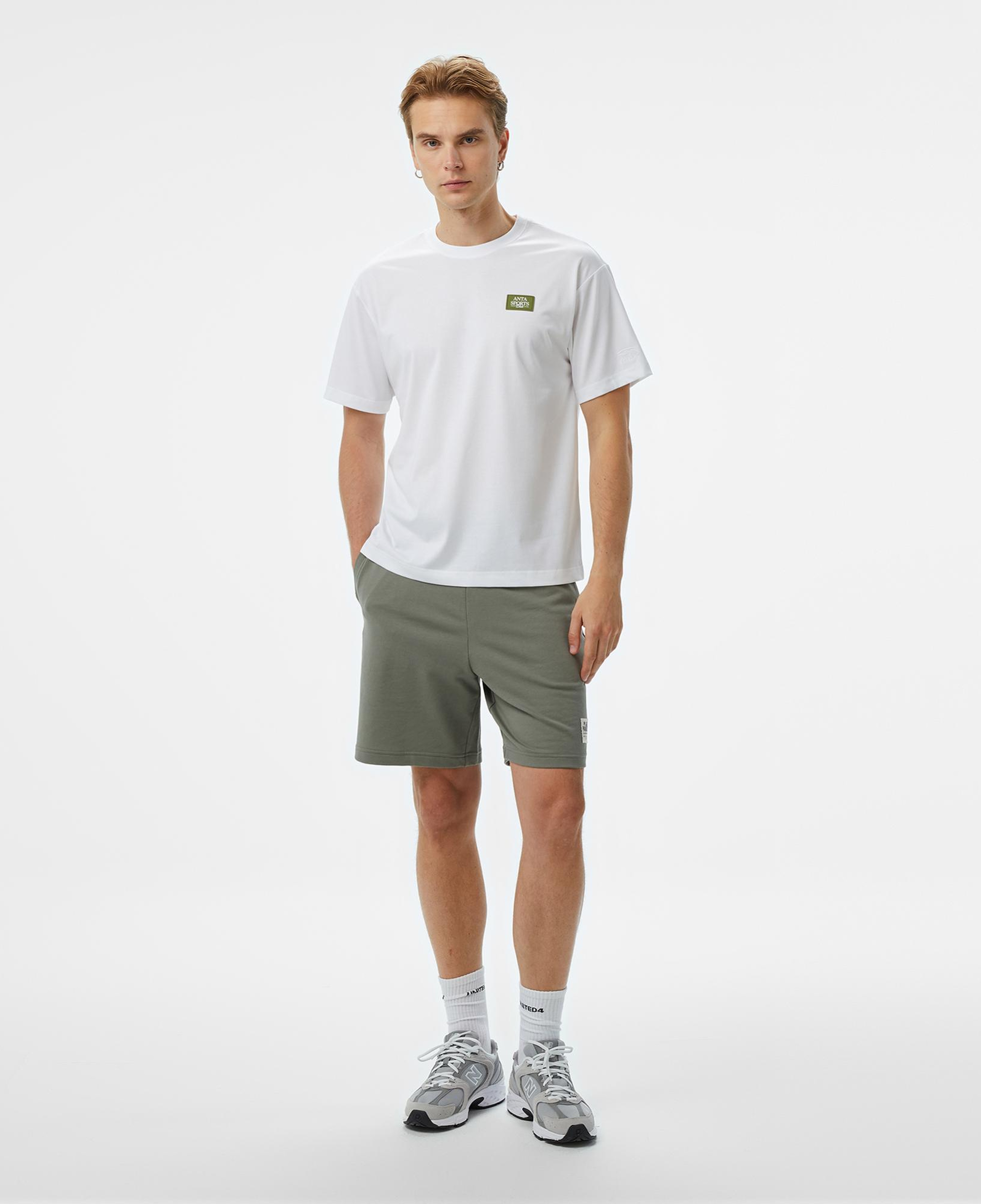 Anta Sports Erkek Beyaz T-Shirt