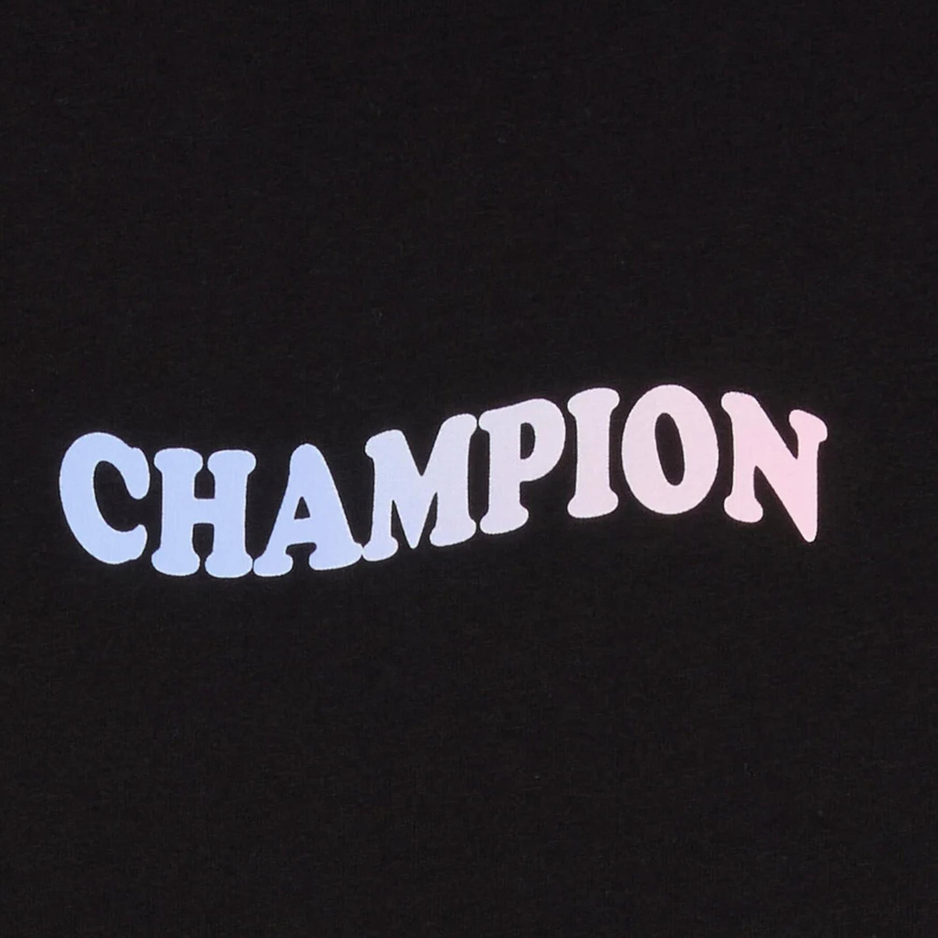 Champion C Table Kadın Siyah T-Shirt
