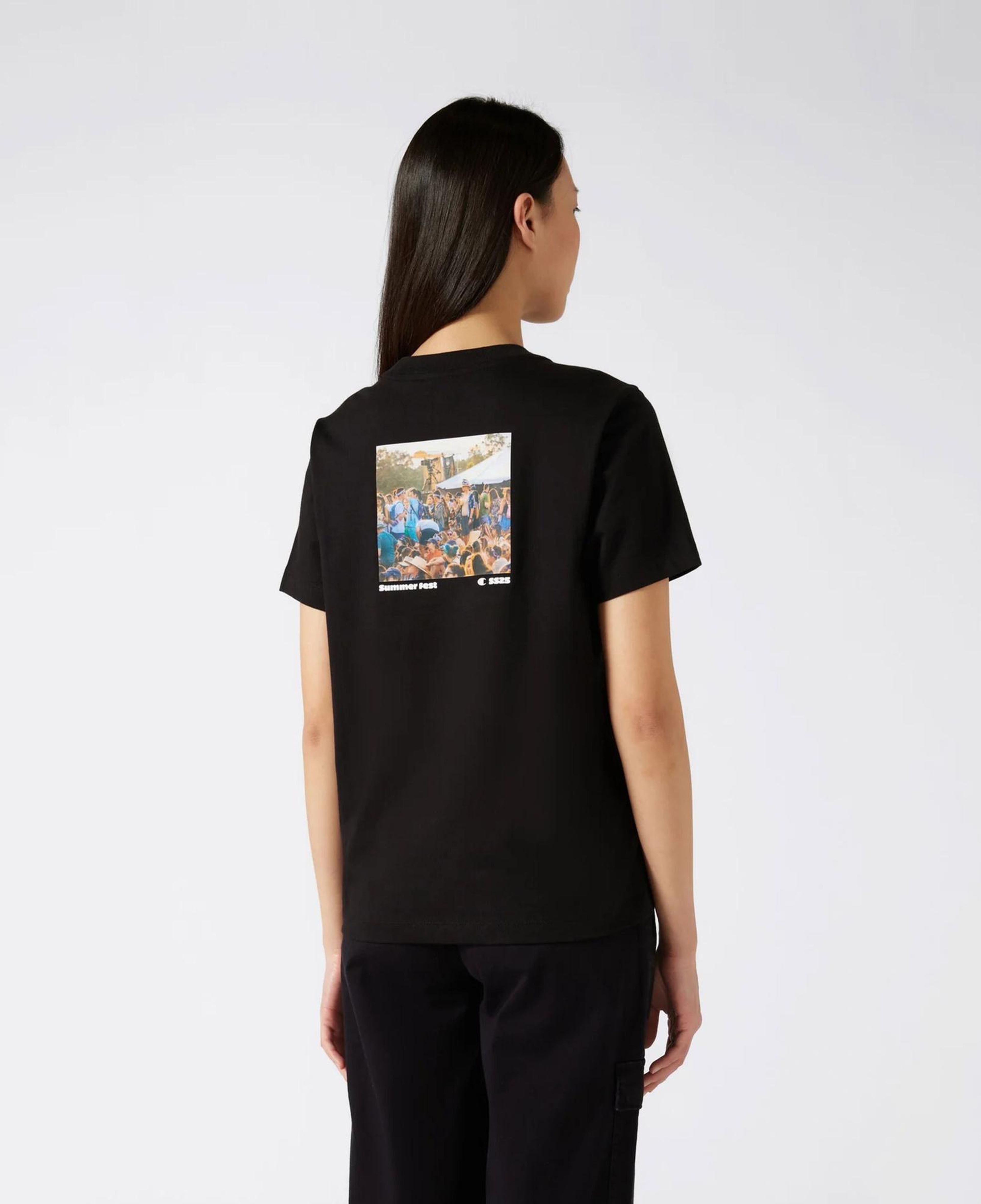 Champion C Table Kadın Siyah T-Shirt