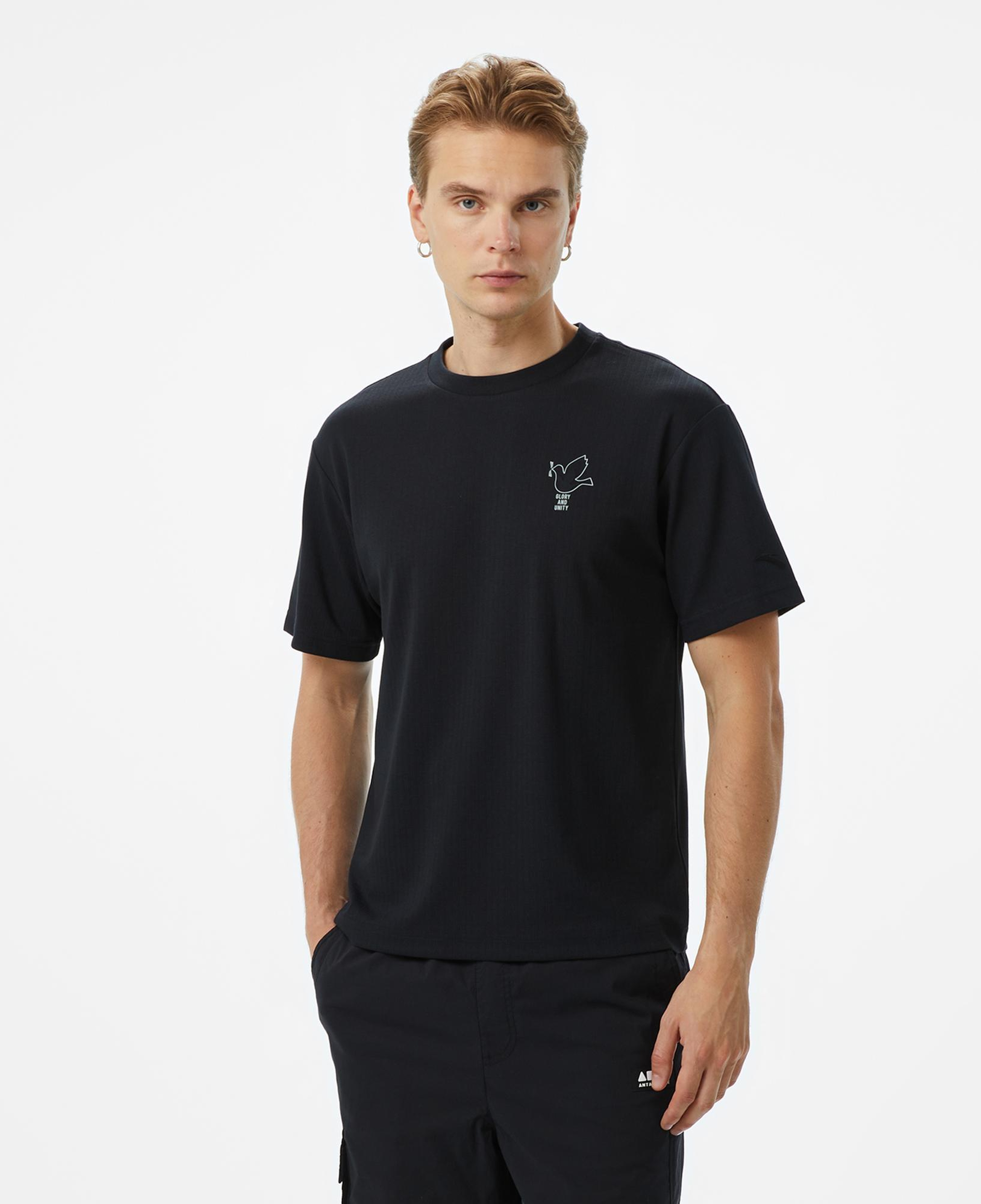 Anta Sports Erkek Siyah T-Shirt