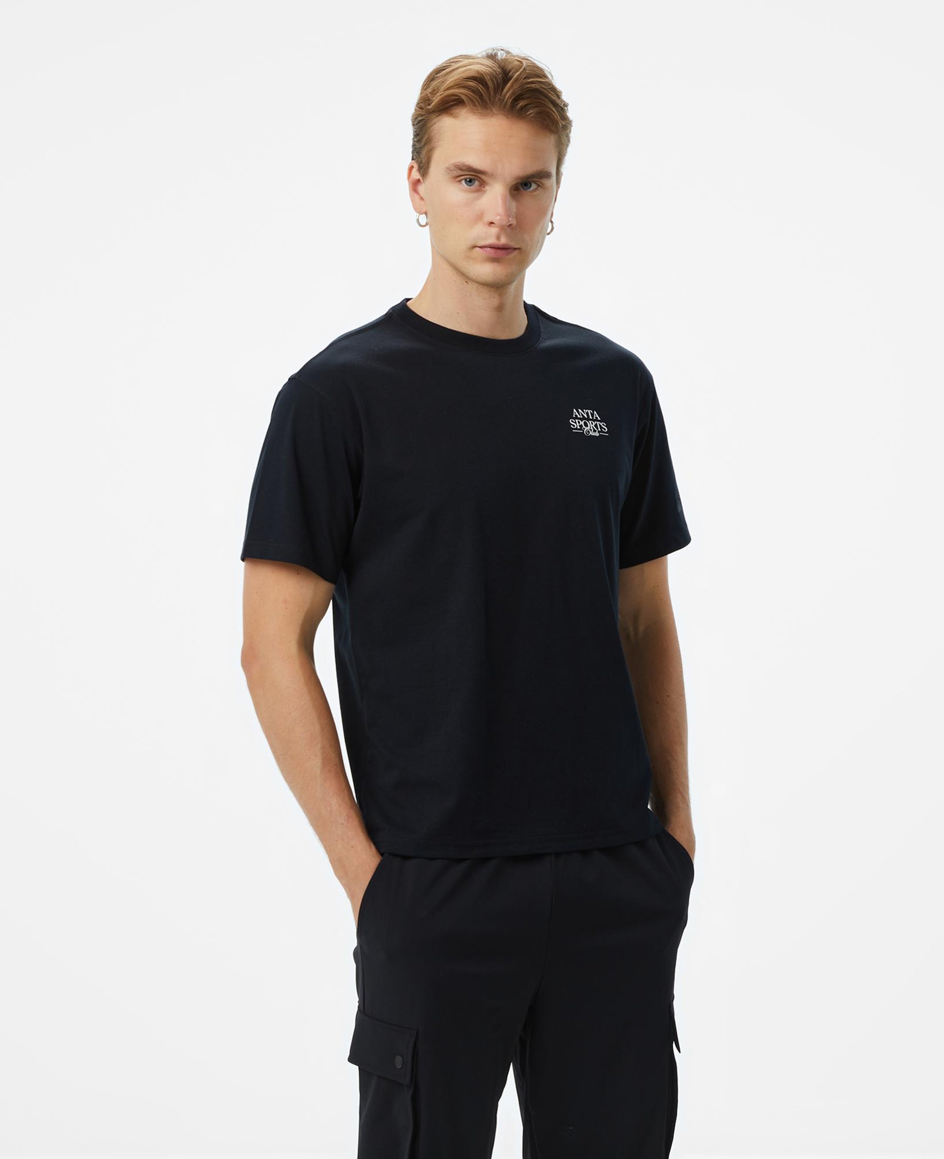 Anta Sports Erkek Siyah T-Shirt