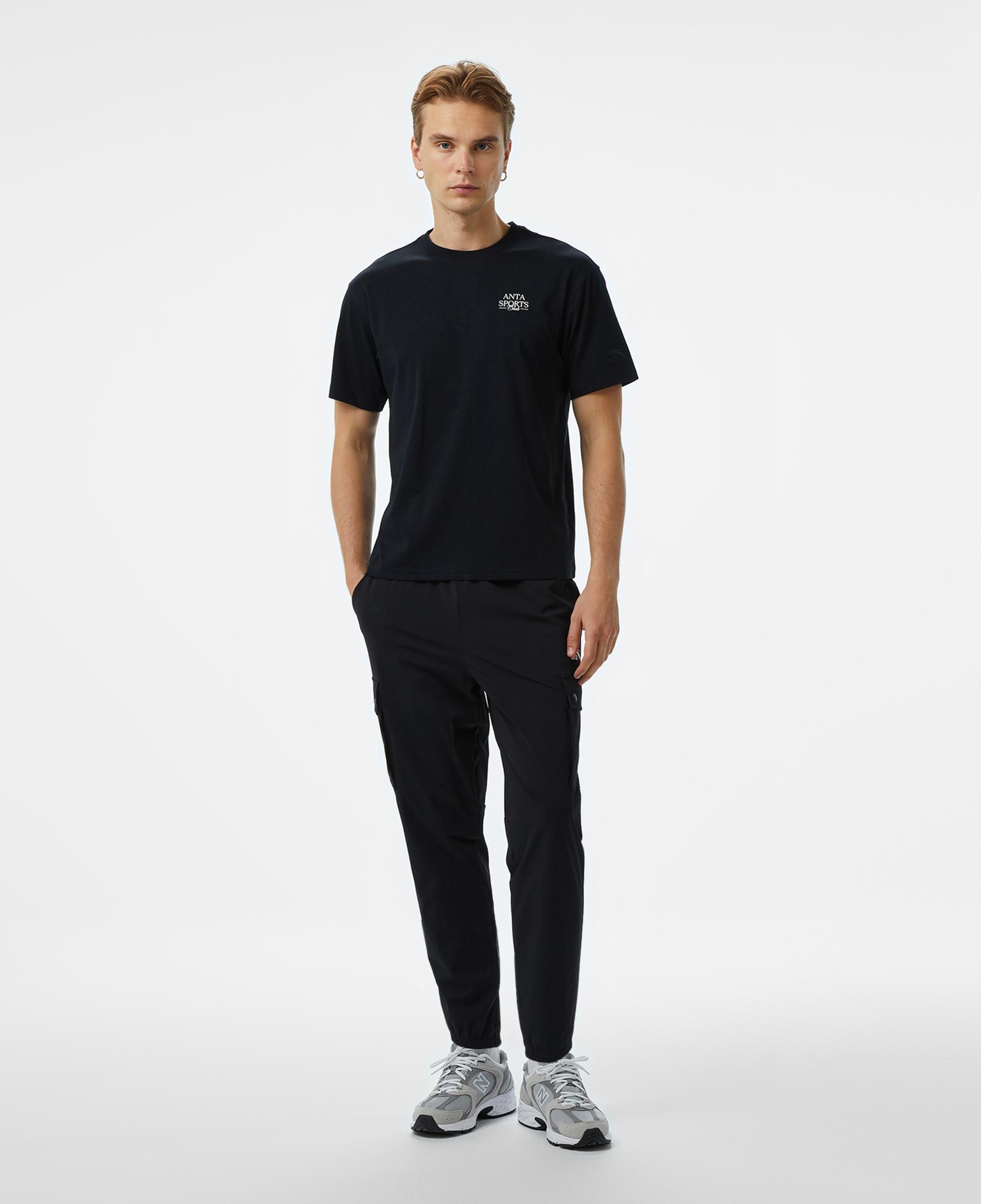 Anta Sports Erkek Siyah T-Shirt