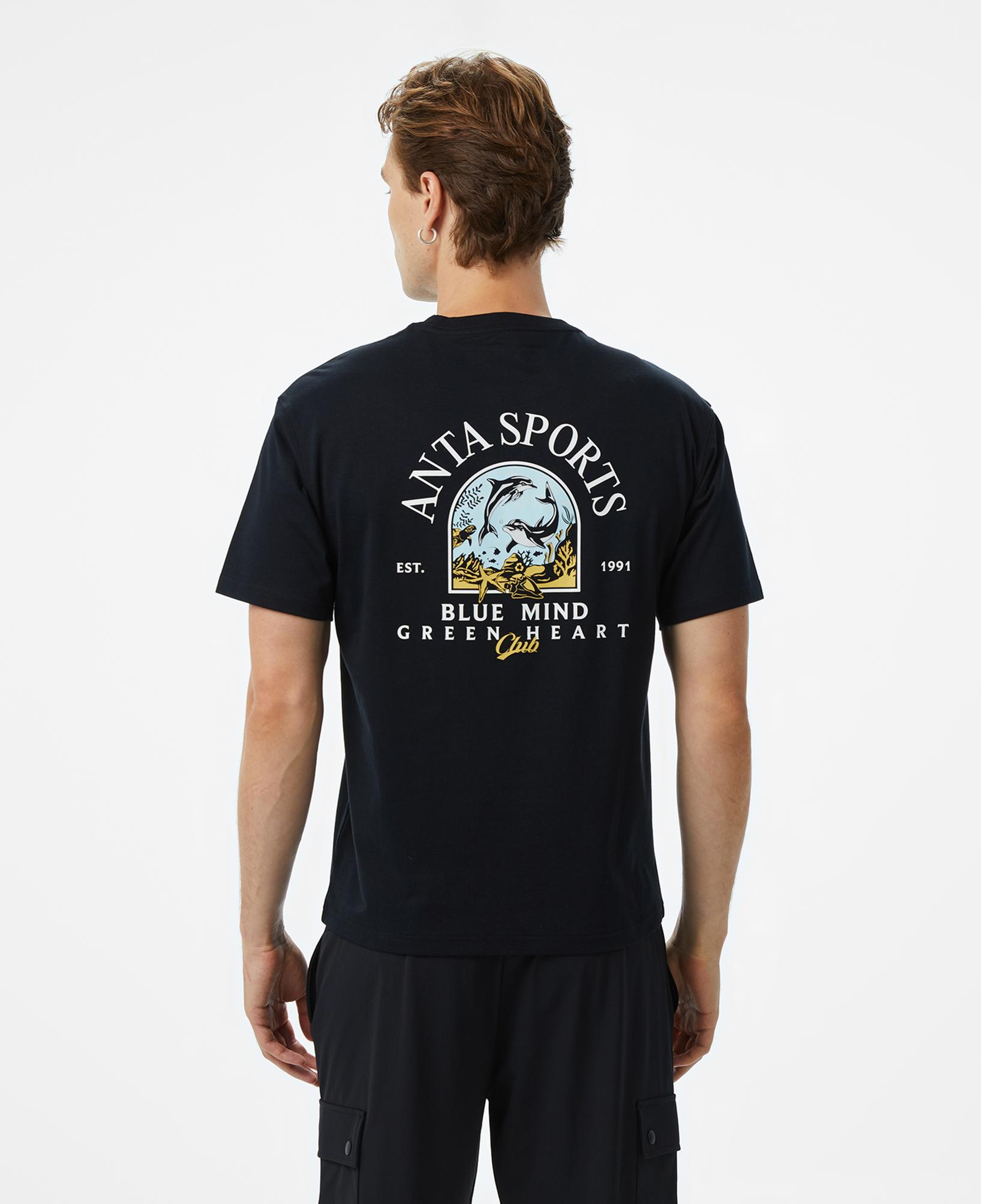 Anta Sports Erkek Siyah T-Shirt