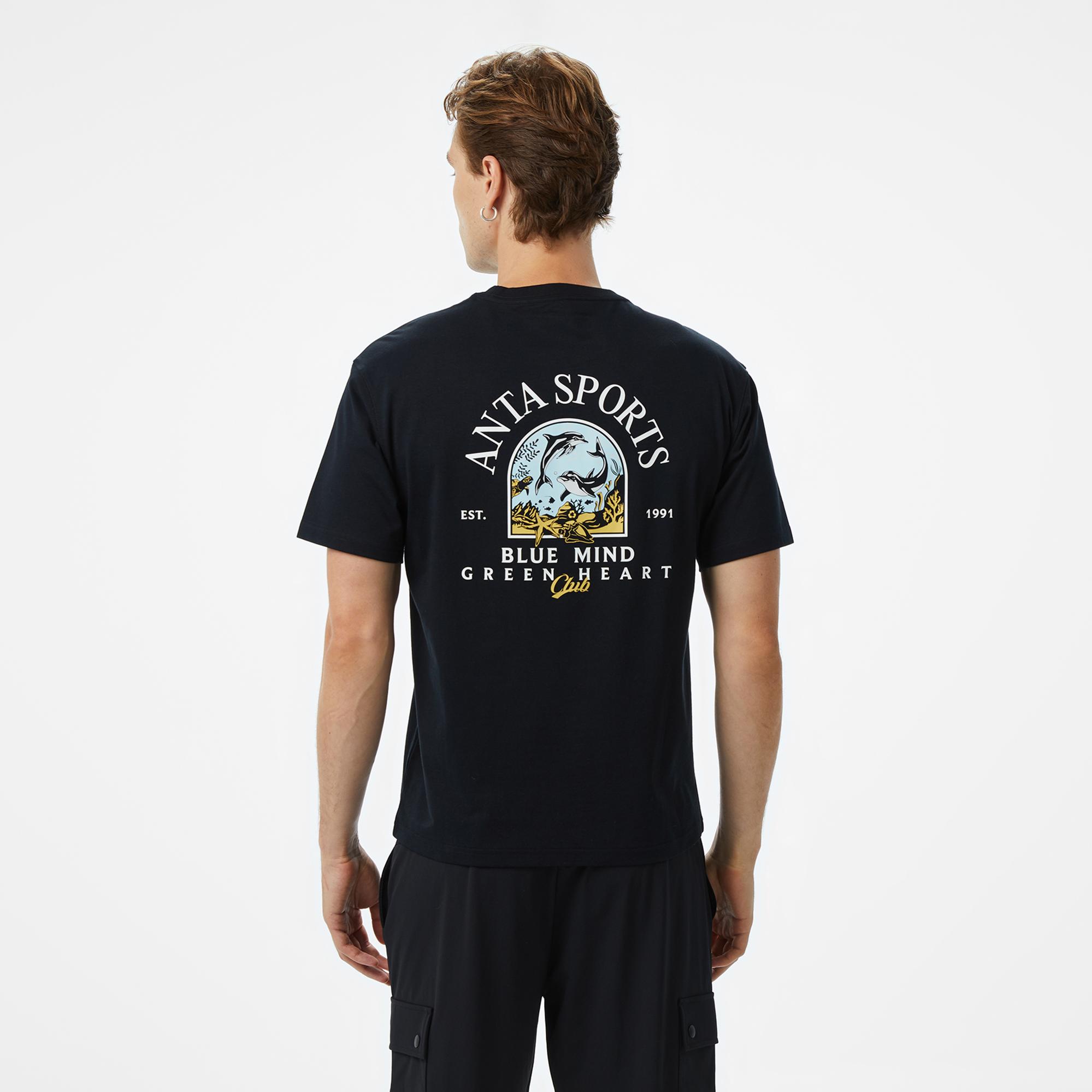 Anta Sports Erkek Siyah T-Shirt