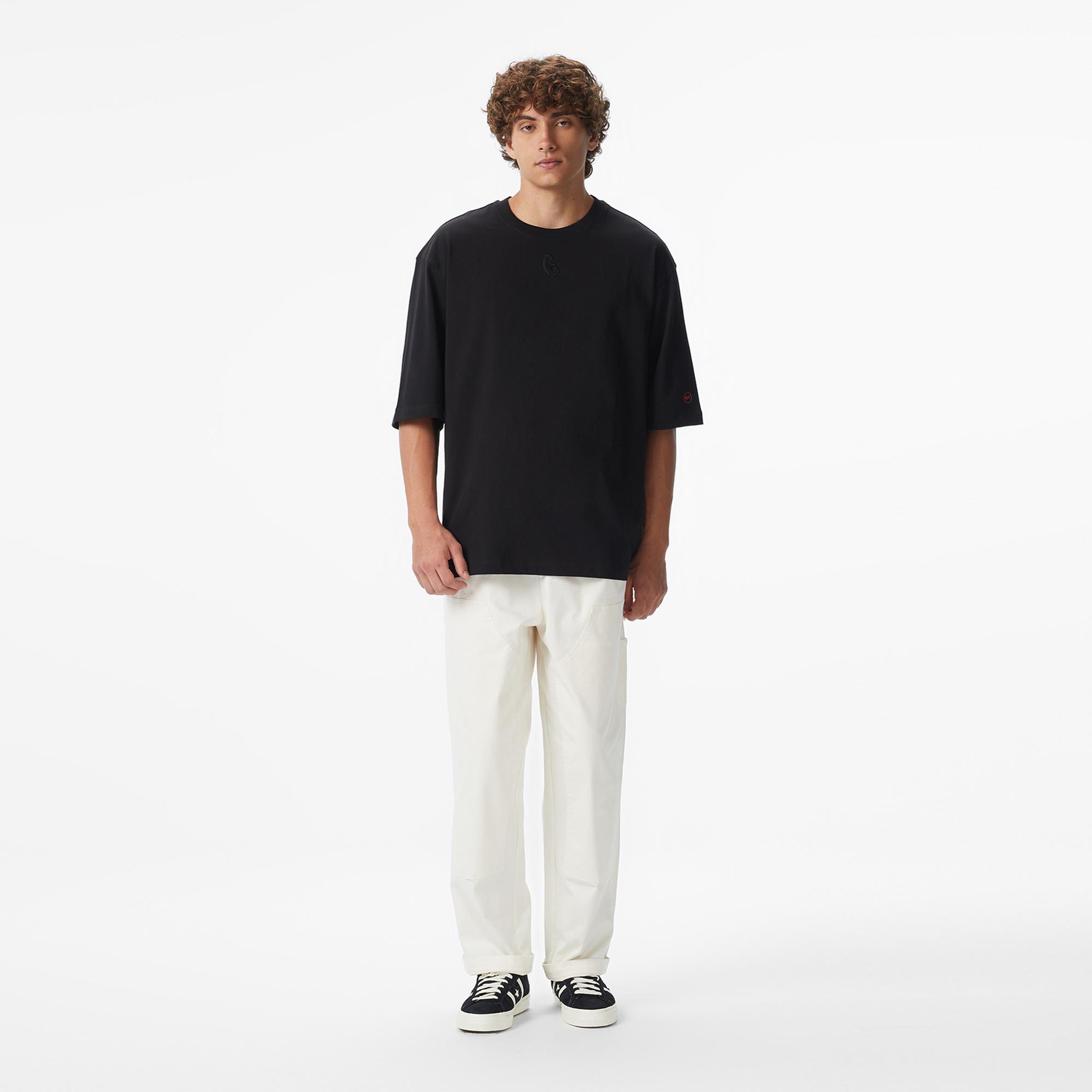 UNITED4 x Monkey Project Dj Unisex Siyah T-Shirt