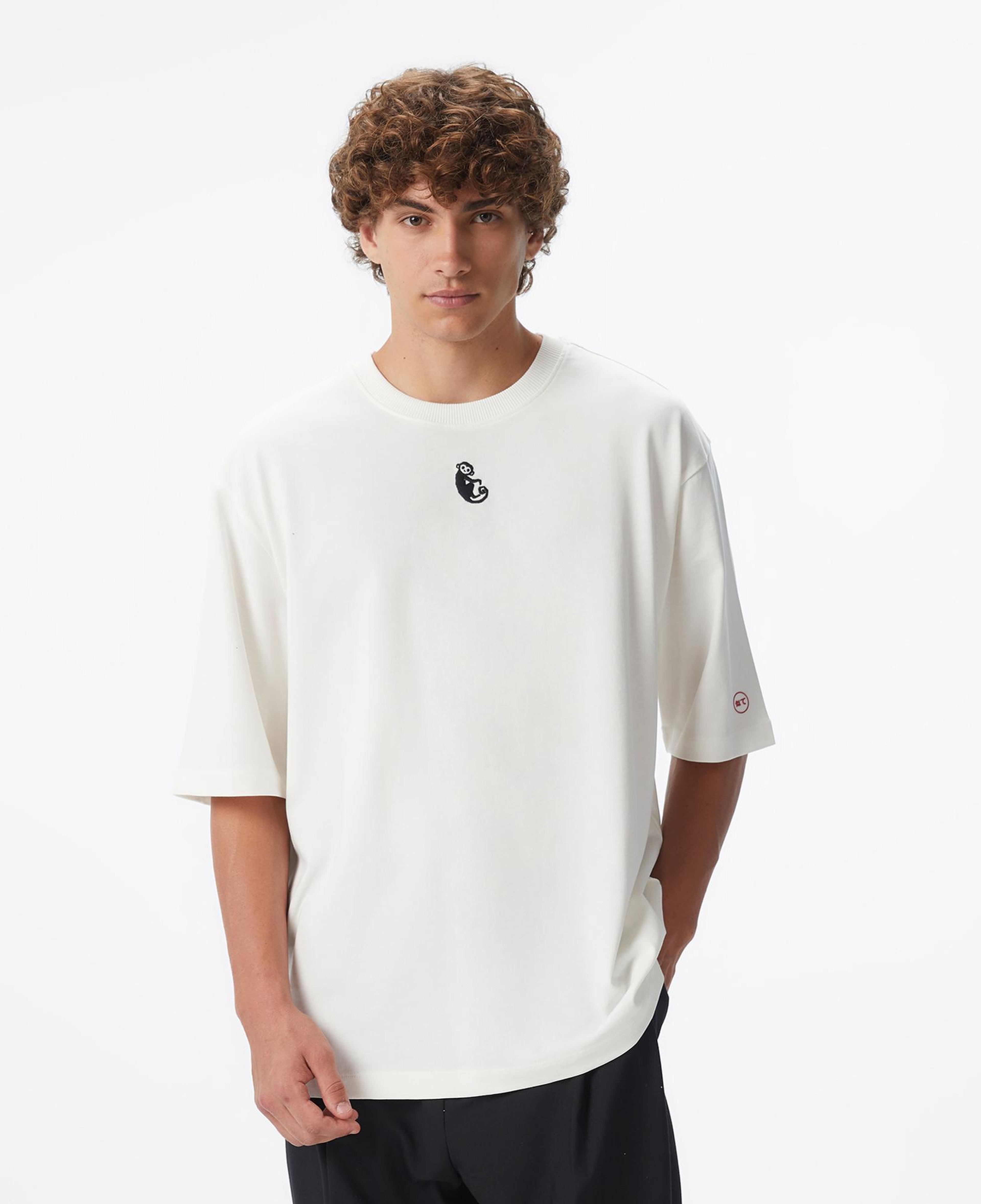 UNITED4 x Monkey Project Where Is The After Party Unisex Beyaz T-Shirt