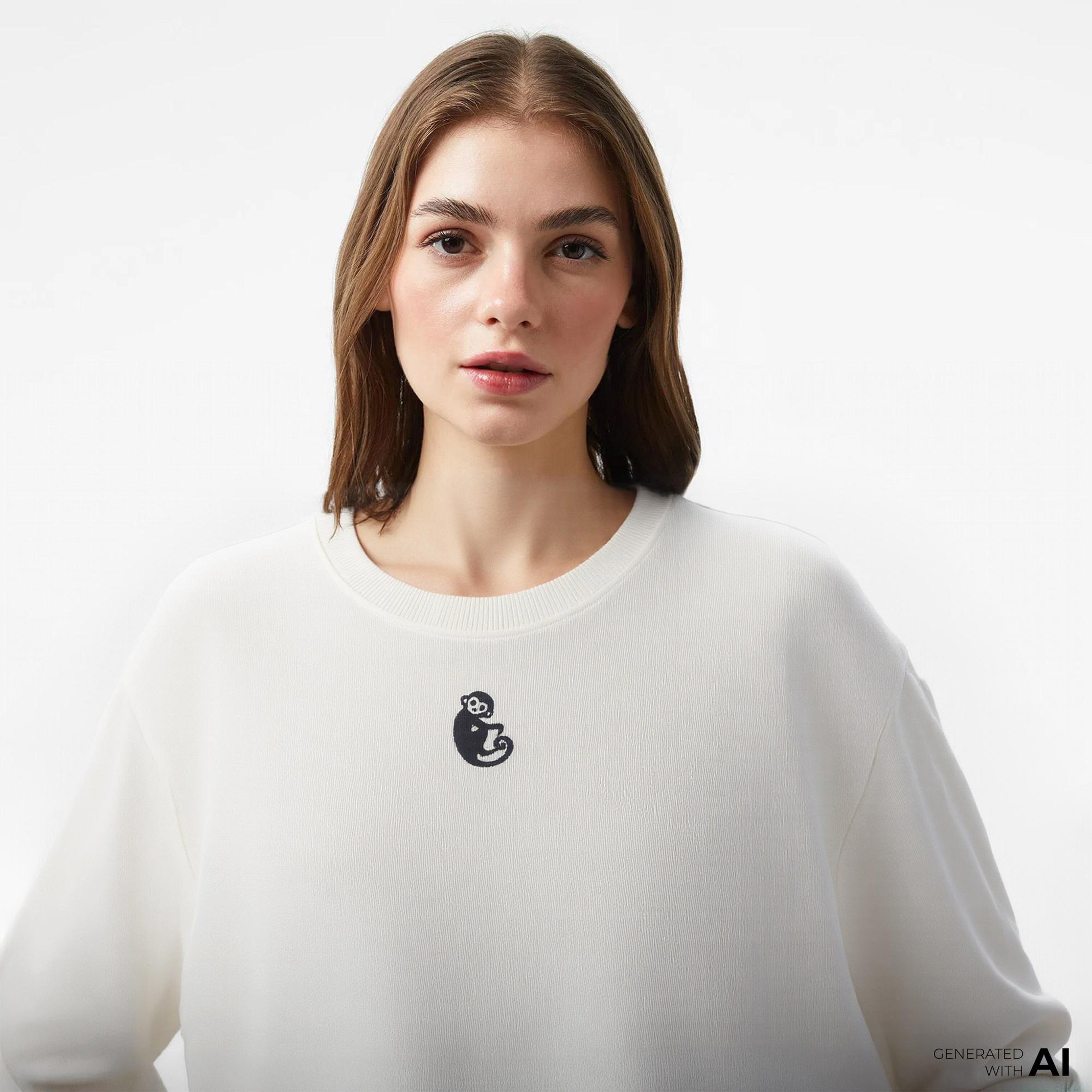 UNITED4 x Monkey Project Where Is The After Party Unisex Beyaz T-Shirt