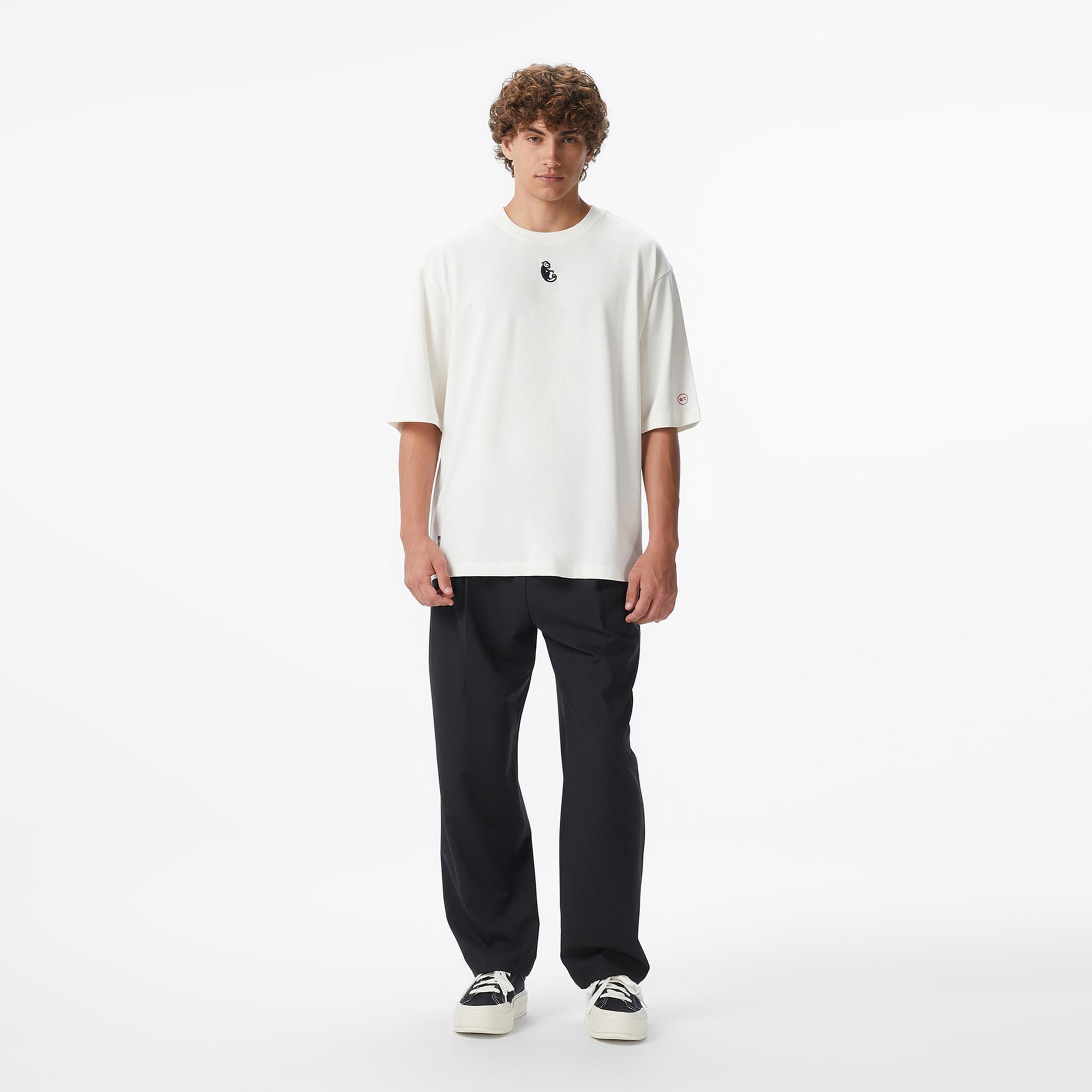 UNITED4 x Monkey Project Where Is The After Party Unisex Beyaz T-Shirt