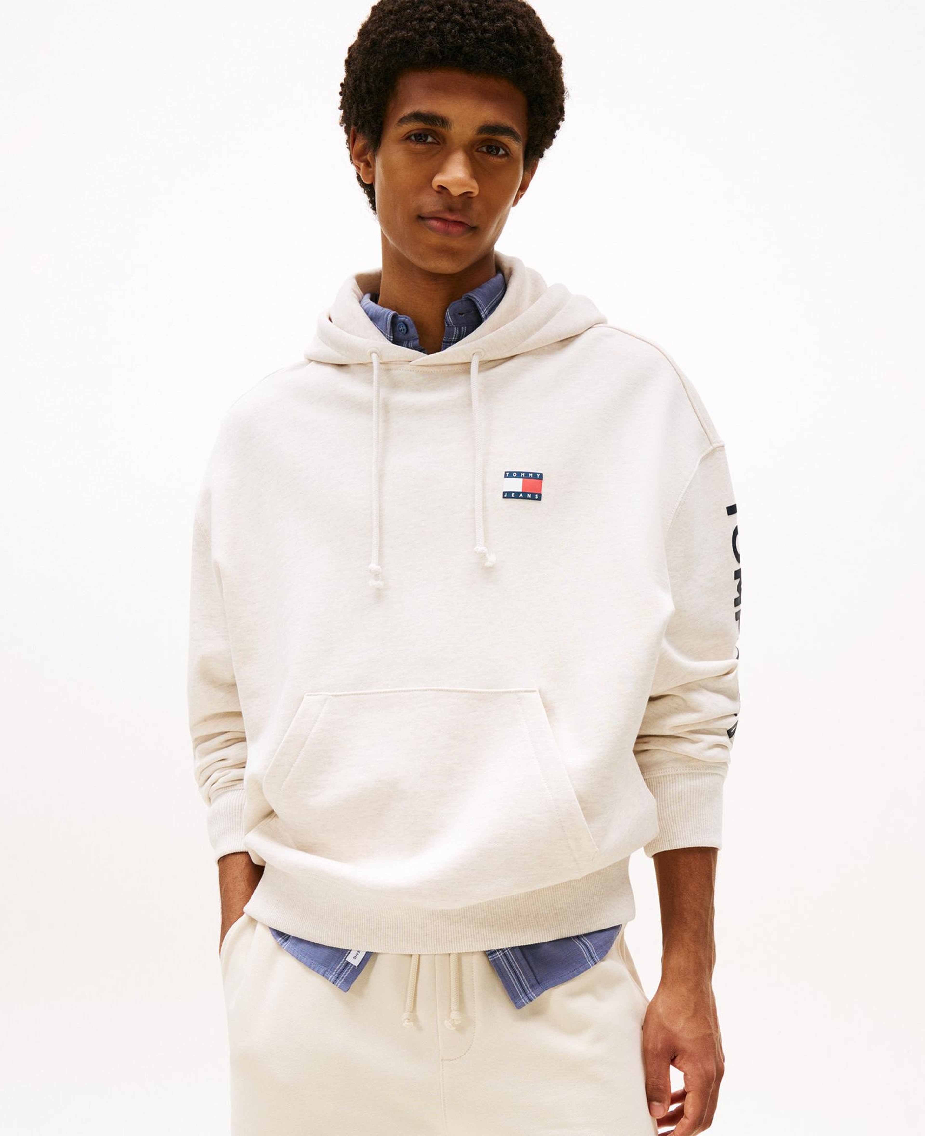 Tommy Hilfiger Jeans Classic Erkek Bej Sweatshirt