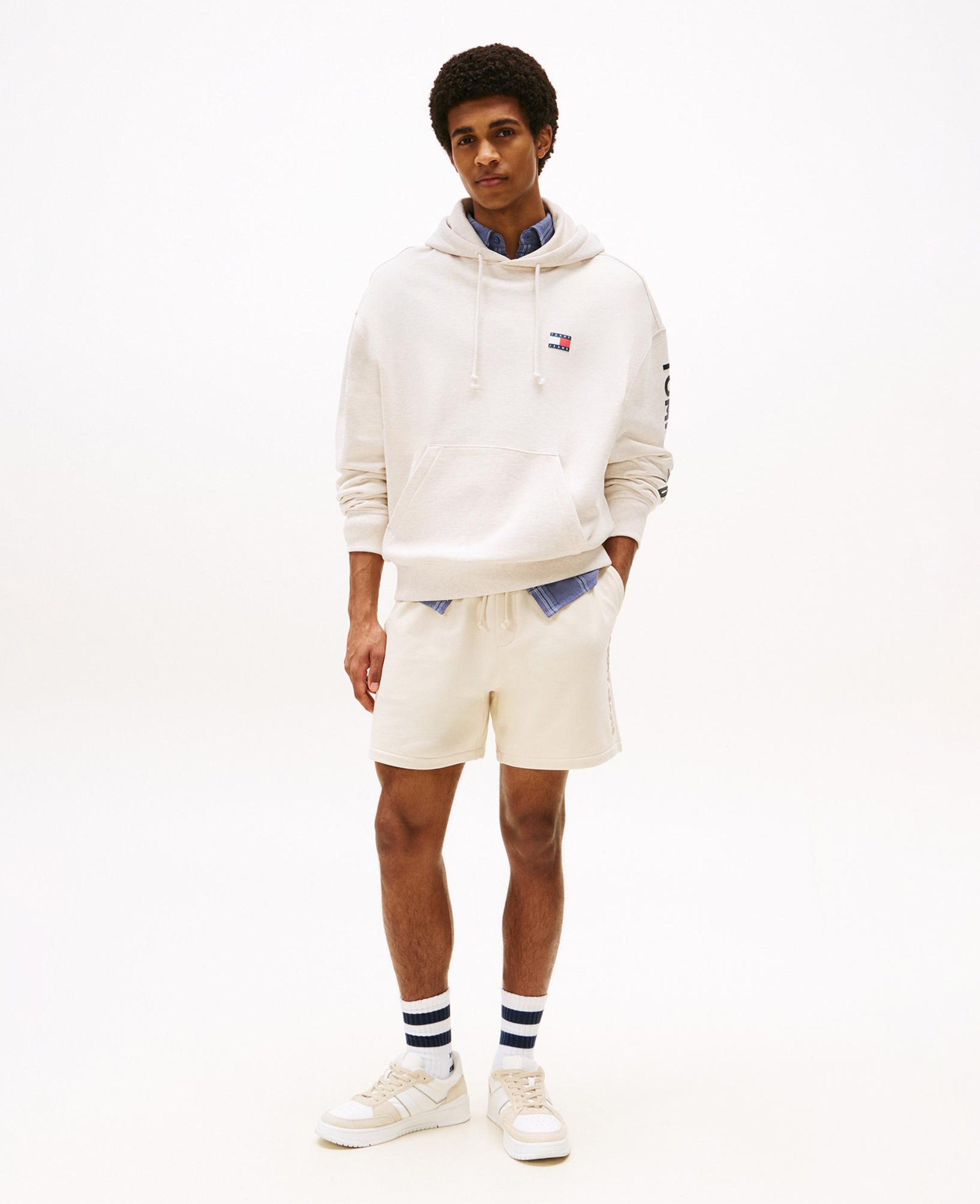 Tommy Hilfiger Jeans Classic Erkek Bej Sweatshirt