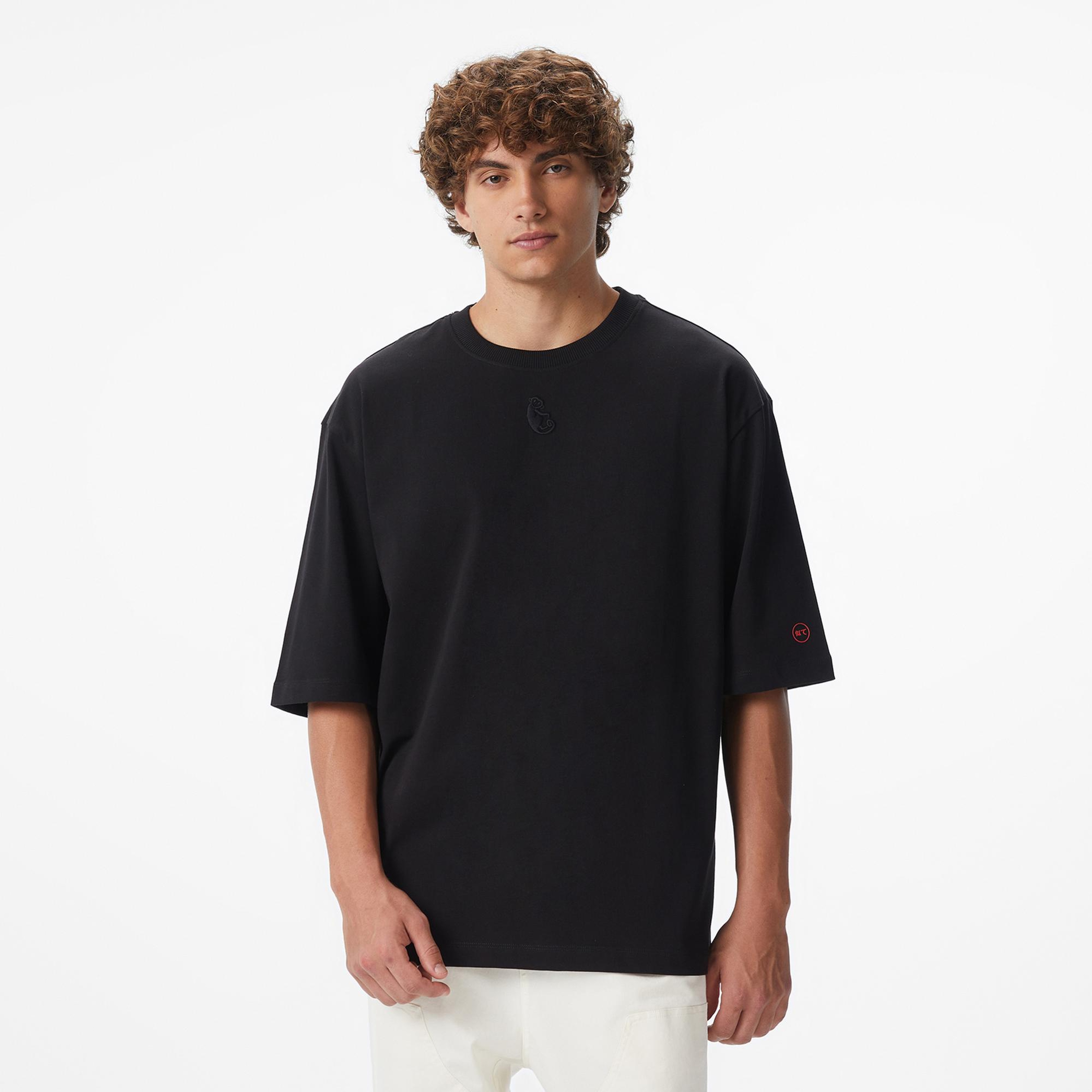 UNITED4 x Monkey Project Dj Unisex Siyah T-Shirt