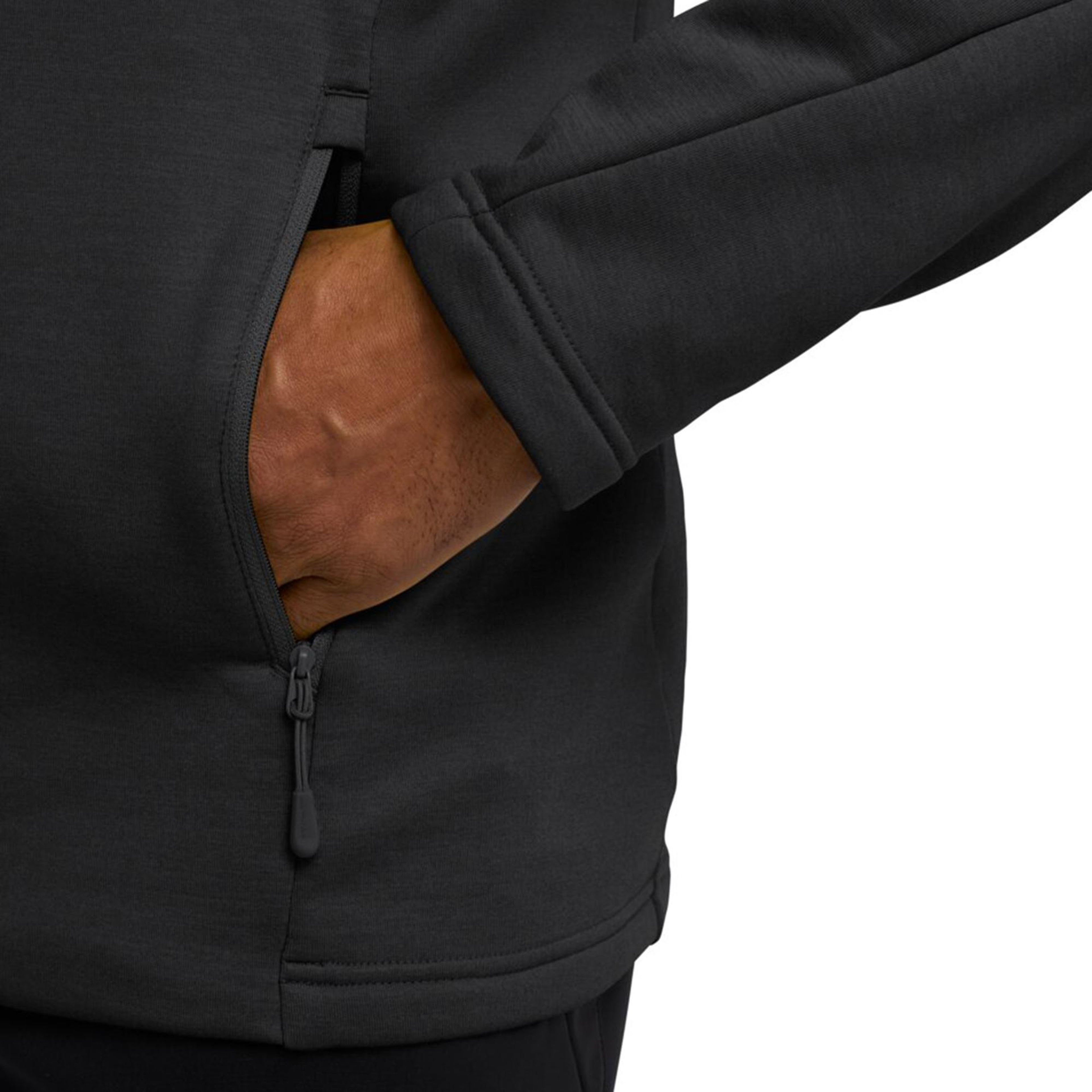 Jack Wolfskin Peak District Full Zipped Erkek Siyah Ceket