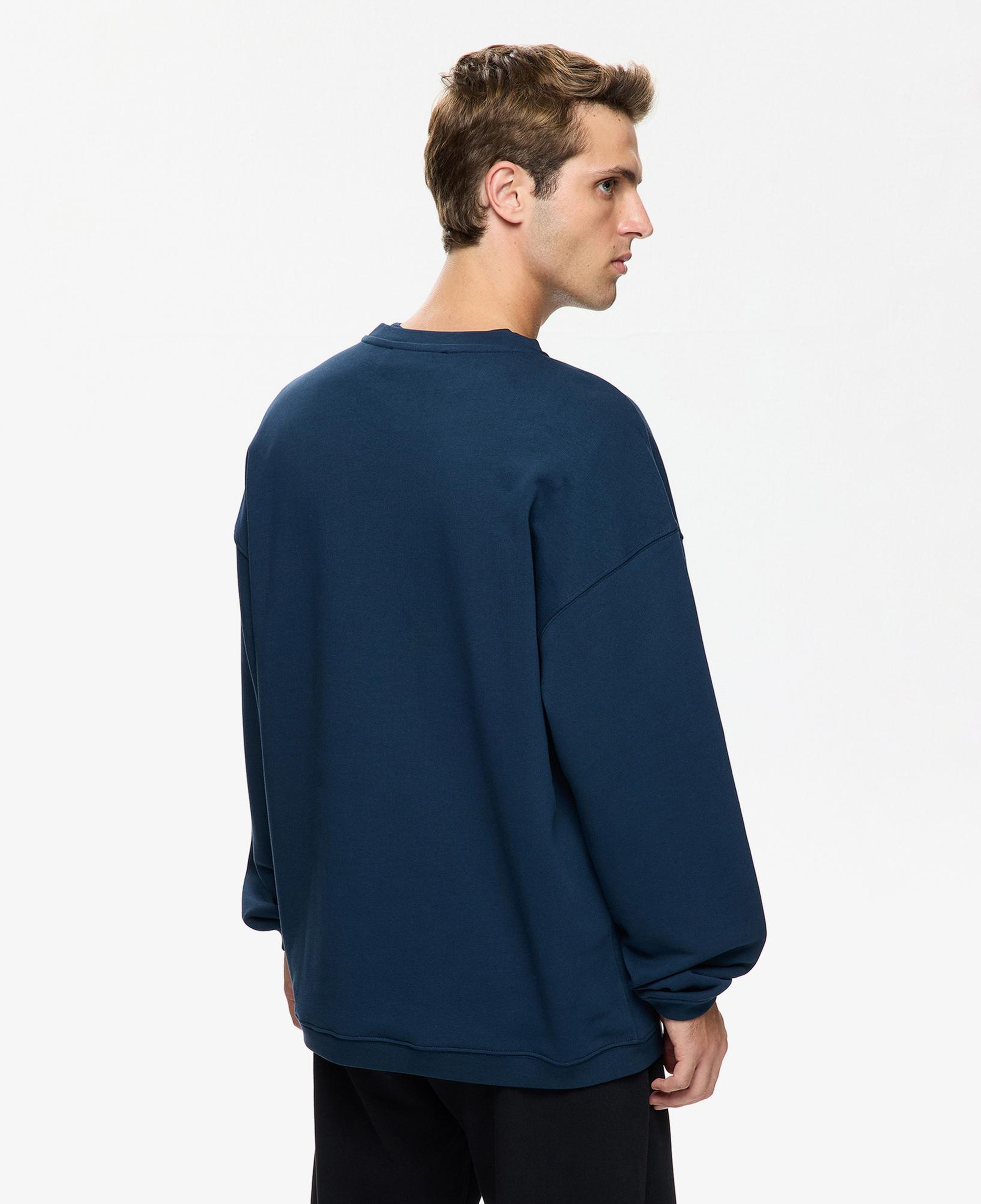 Les Benjamins Erkek Mavi Sweatshirt