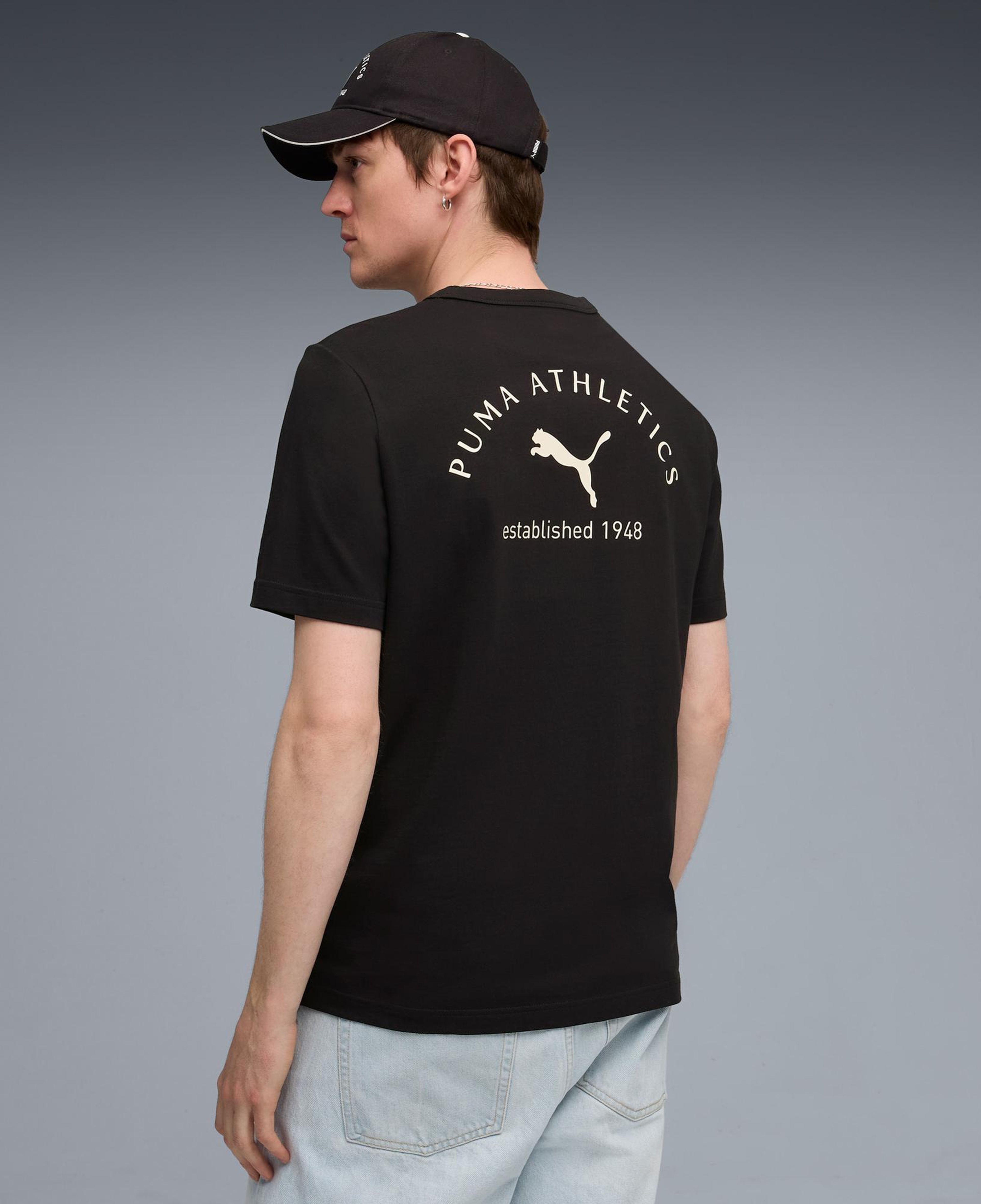 Puma Herren Erkek Siyah T-Shirt