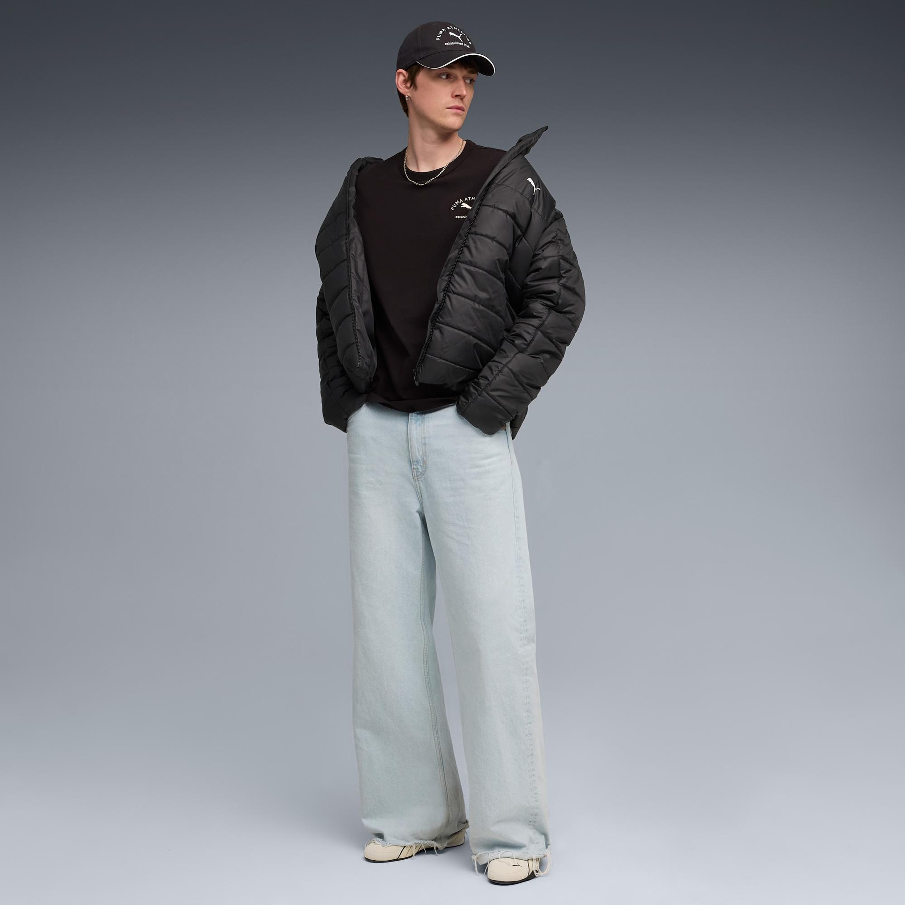 Puma Herren Erkek Siyah T-Shirt