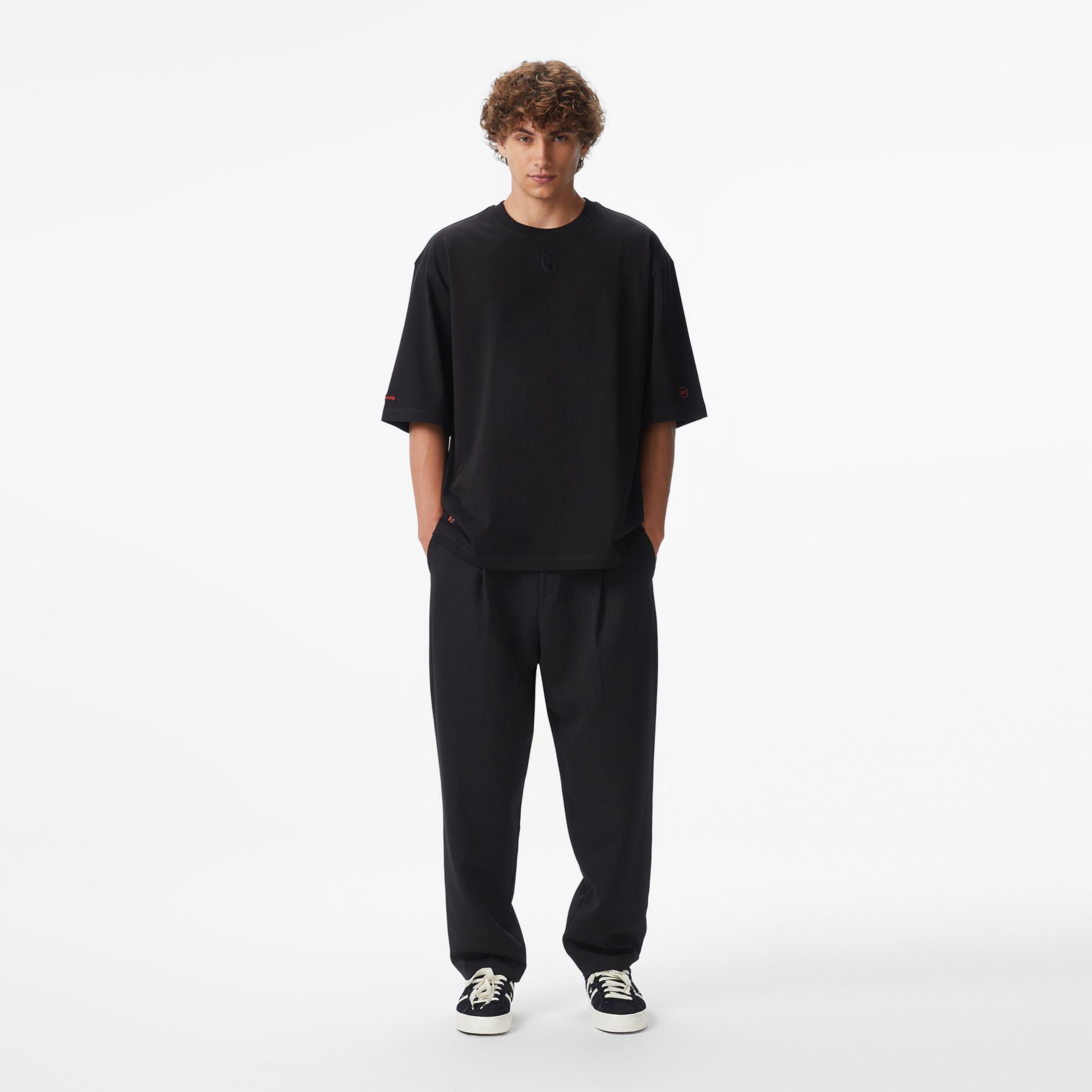 UNITED4 x Monkey Project We Are Family Unisex Siyah T-Shirt