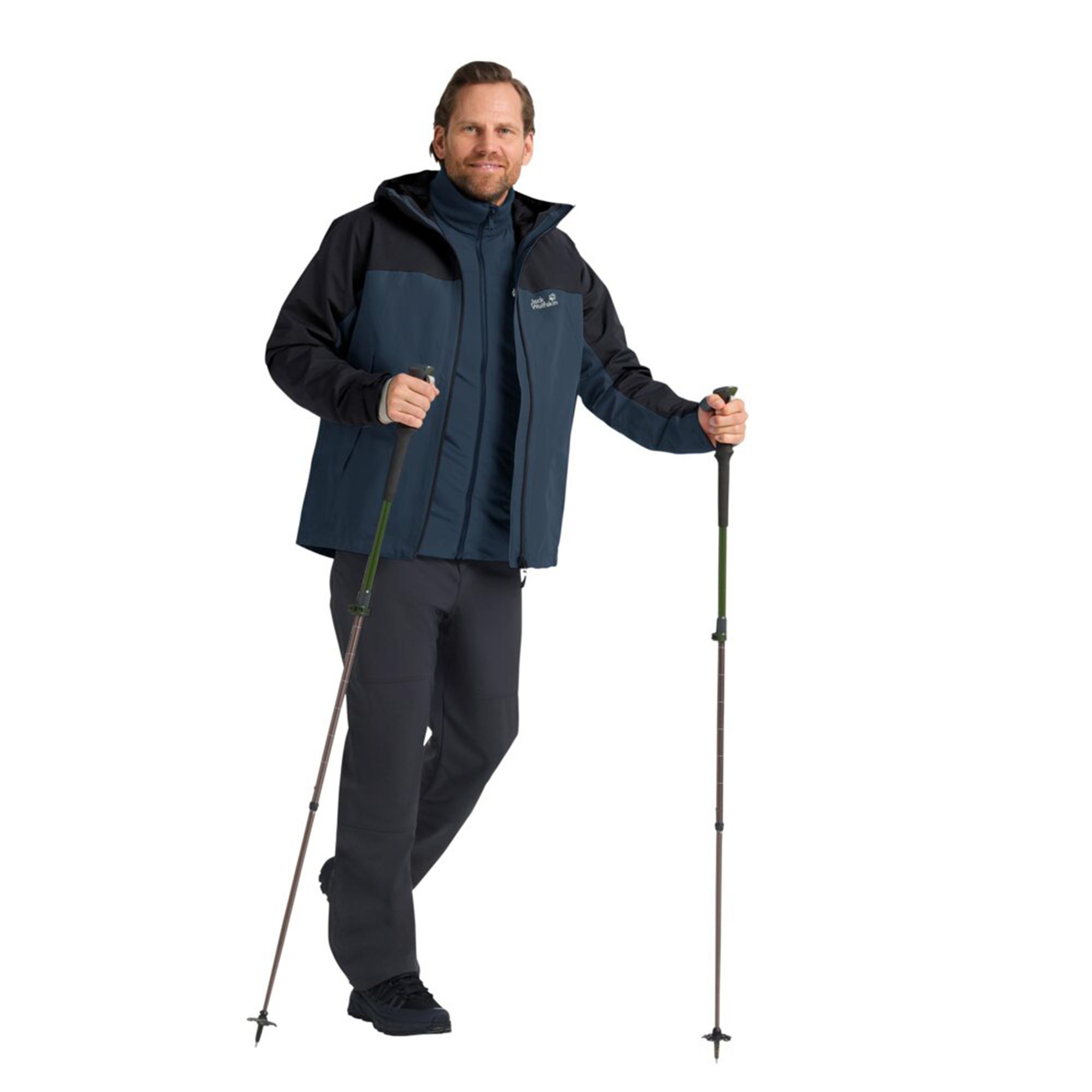 Jack Wolfskin Wild Places 3in3 Erkek Lacivert Ceket