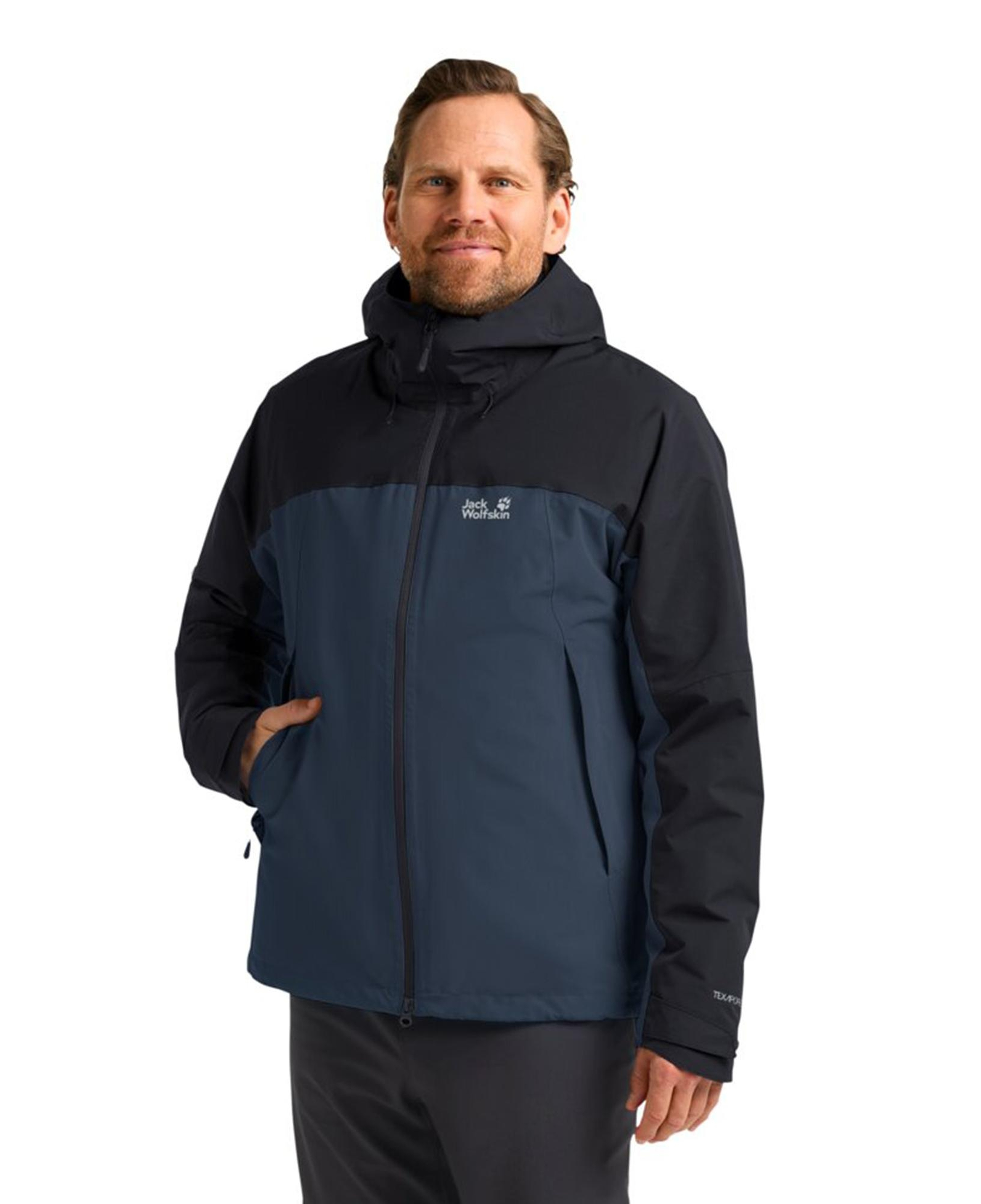 Jack Wolfskin Wild Places 3in3 Erkek Lacivert Ceket