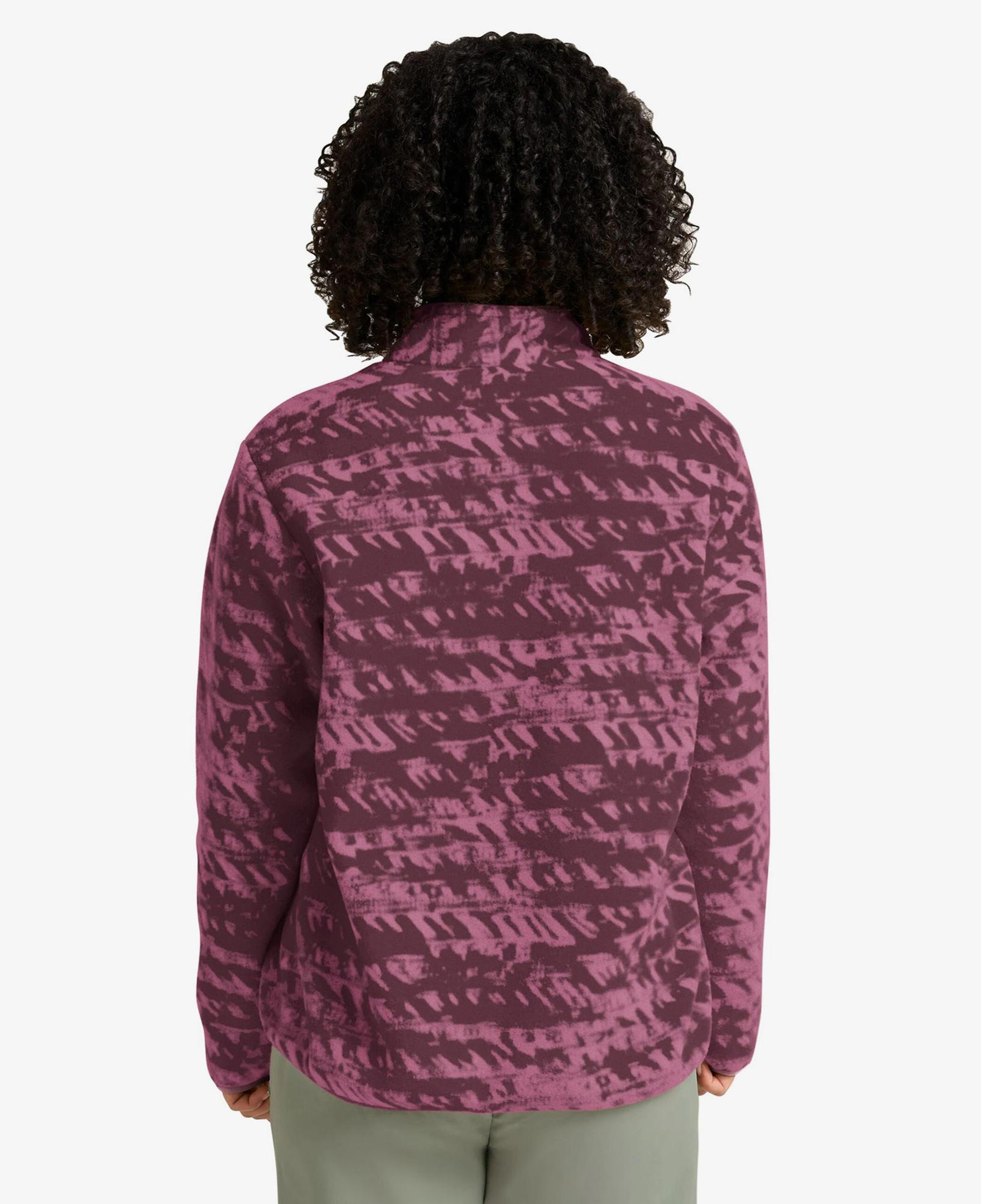 Jack Wolfskin Big Sky Half Zipped Kadın Mor Polar