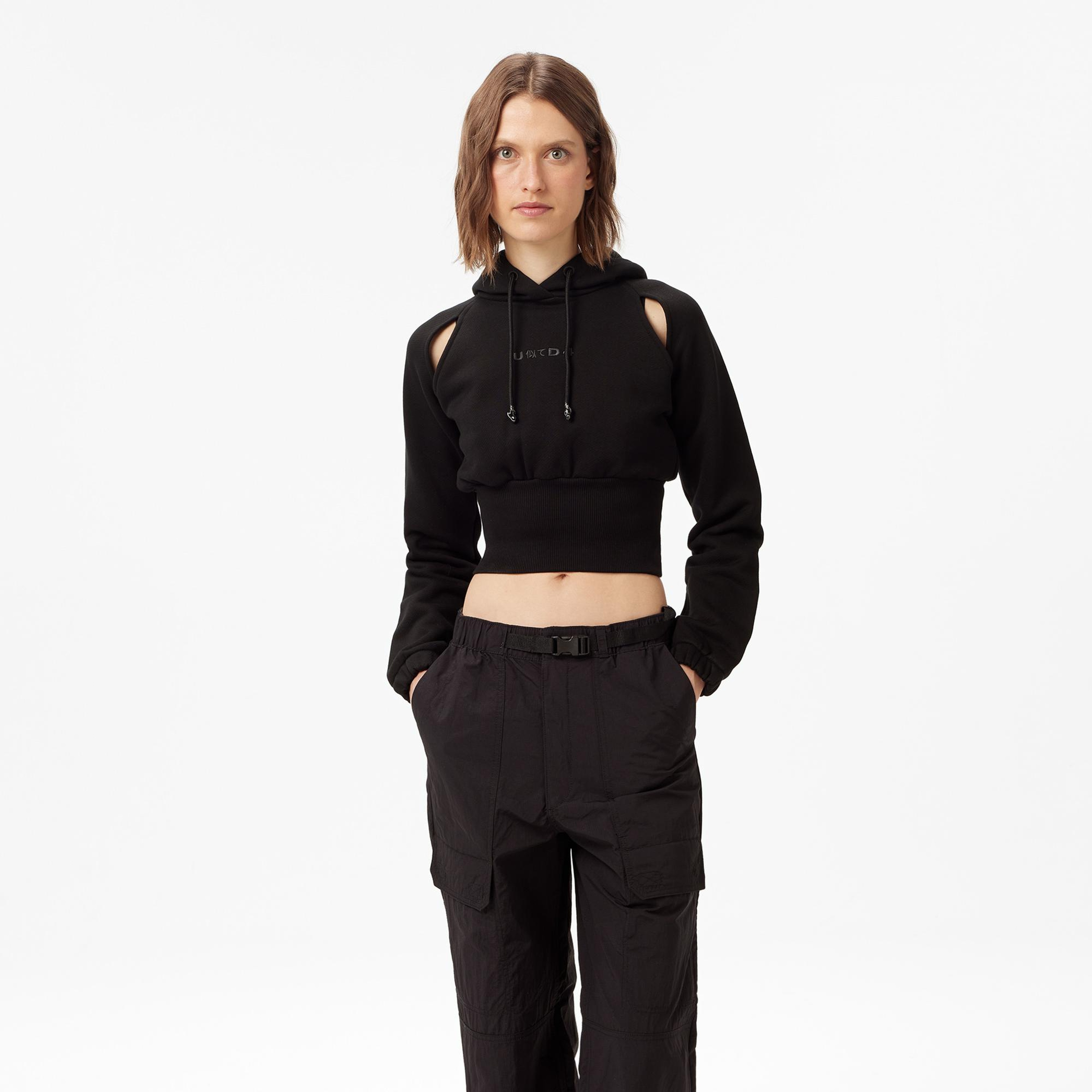 UNITED4 Classic Kadın Siyah Sweatshirt