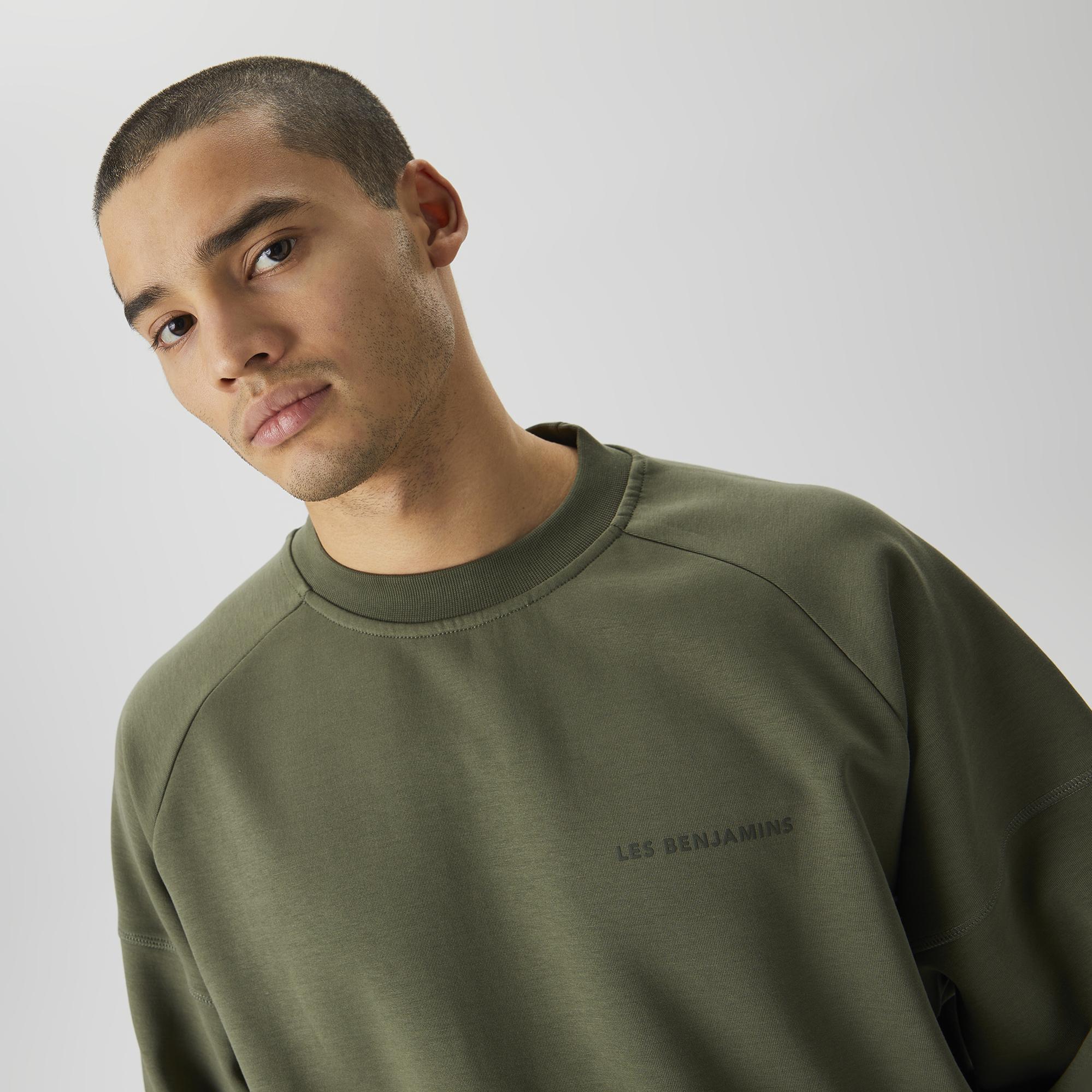 Les Benjamins Classics Erkek Yeşil Sweatshirt