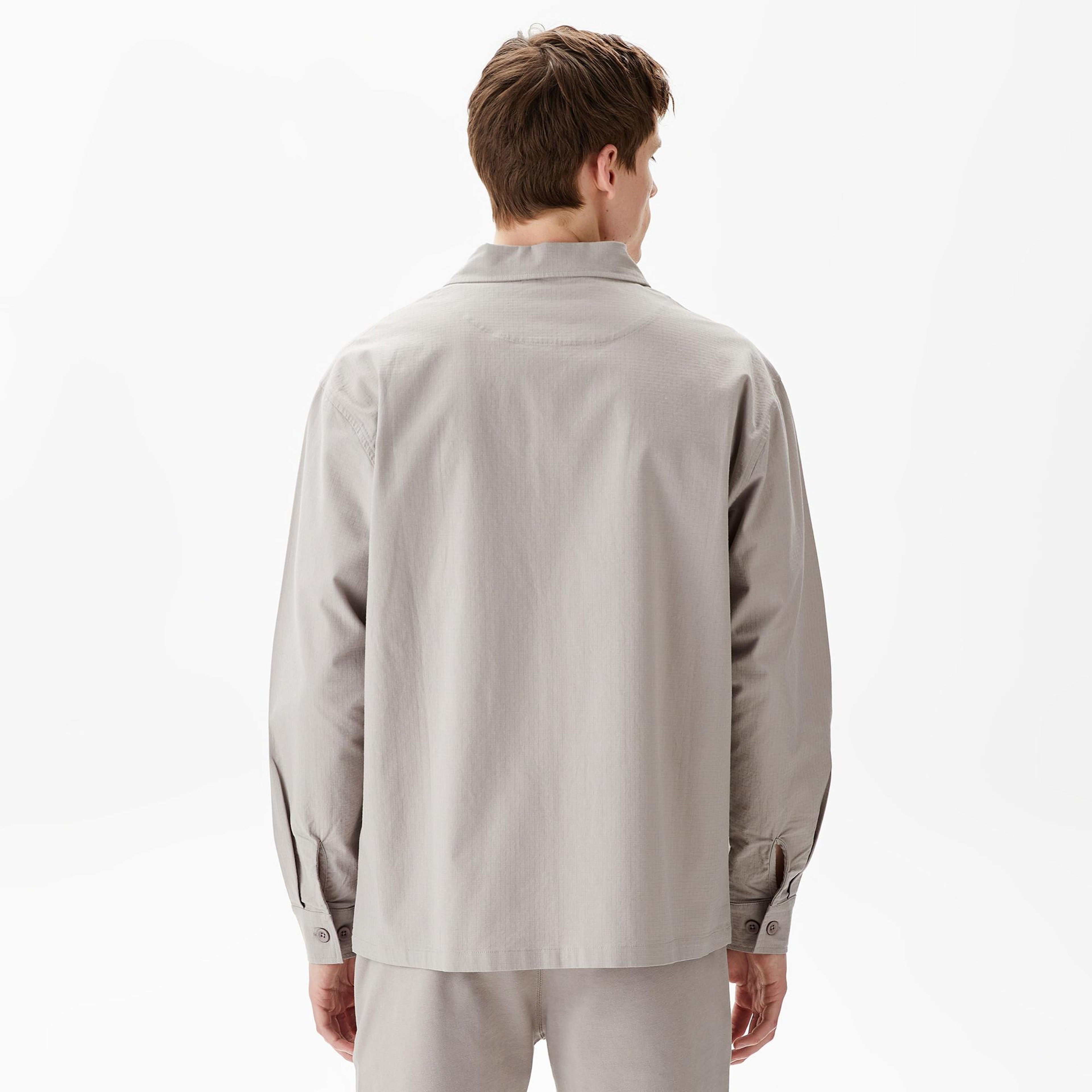 UNITED4 Classic Erkek Gri Gömlek