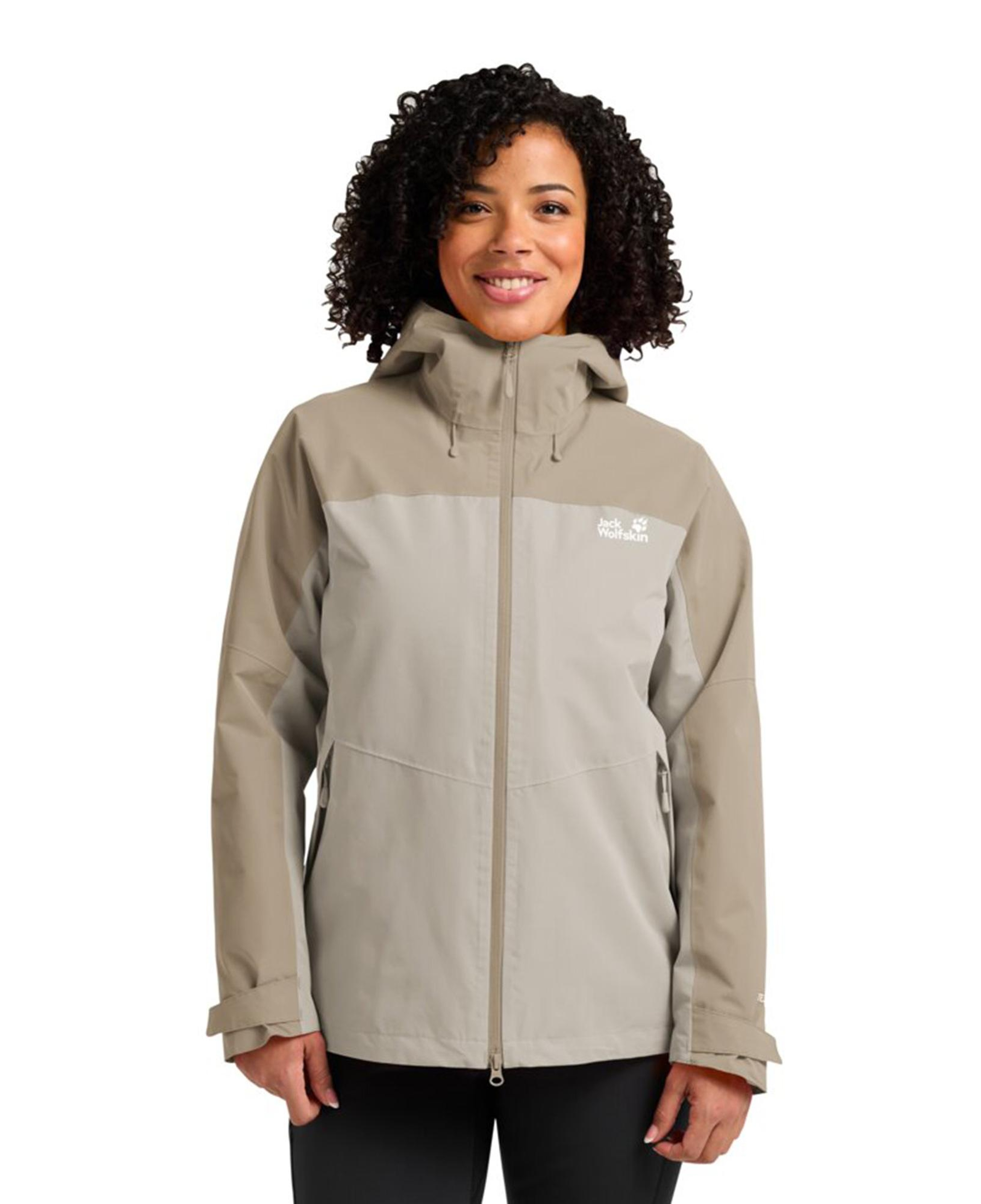 Jack Wolfskin Wild Places 3in4 Kadın Krem Ceket