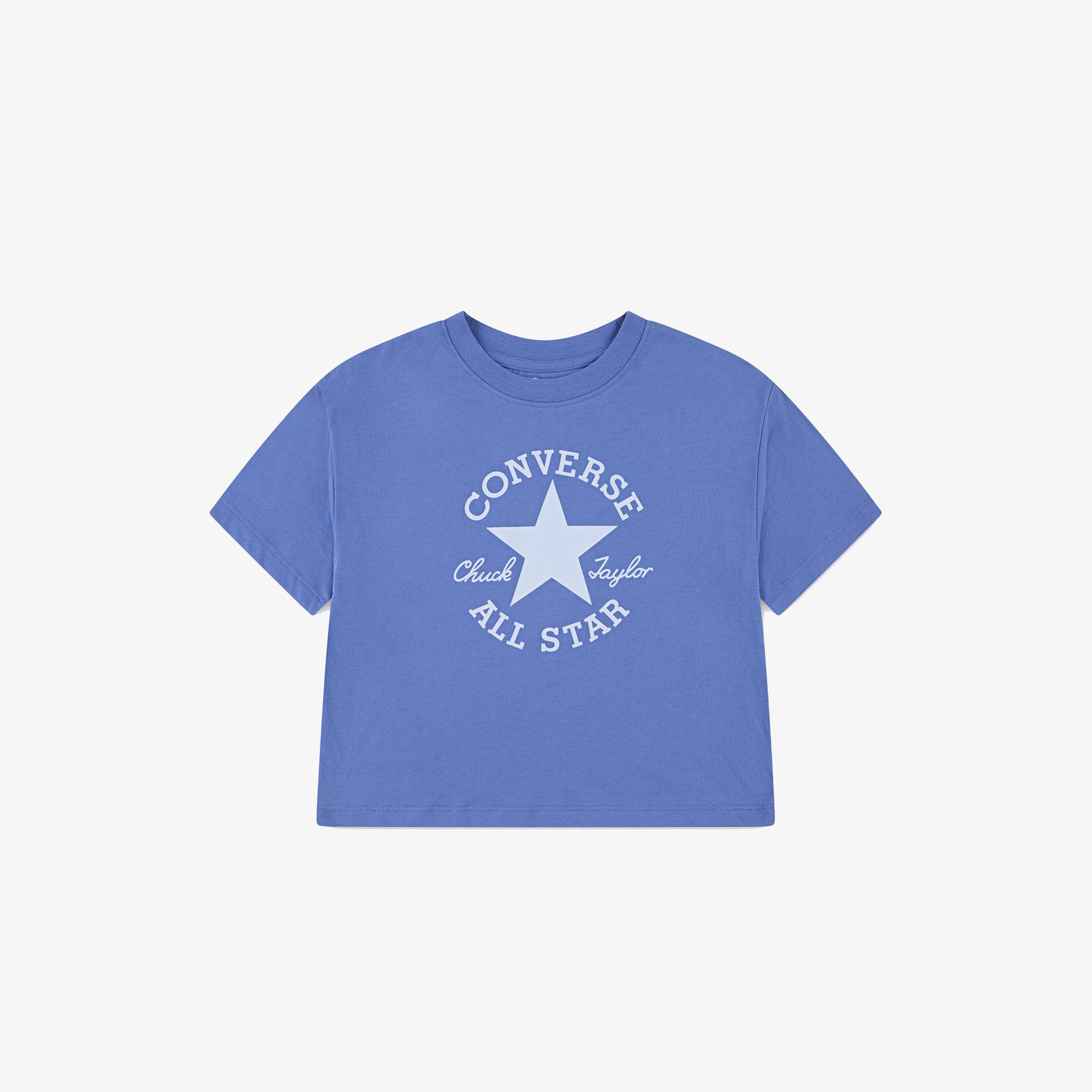 Converse Chuck Taylor Çocuk Mavi T-Shirt