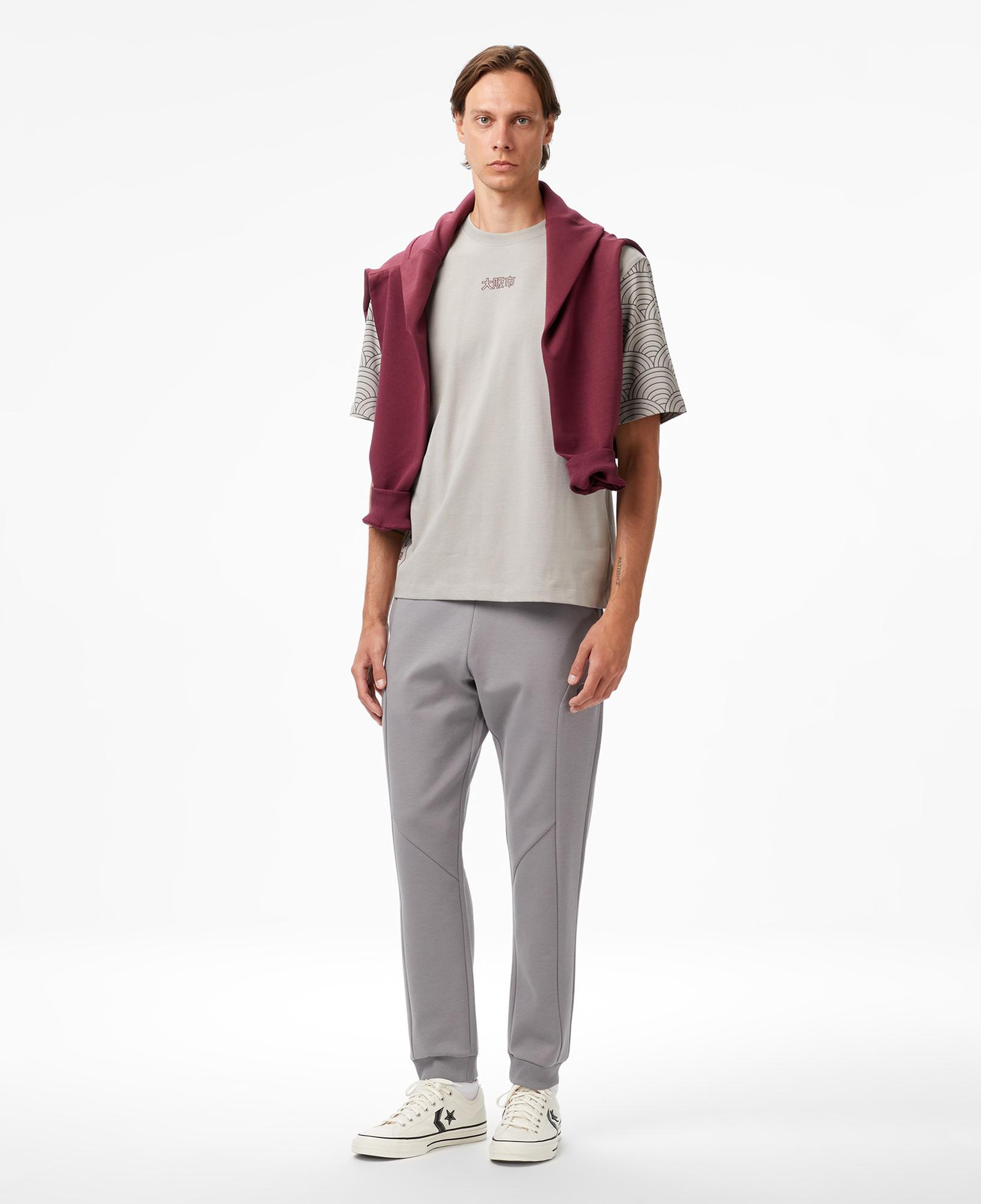 UNITED4 Erkek Gri T-Shirt