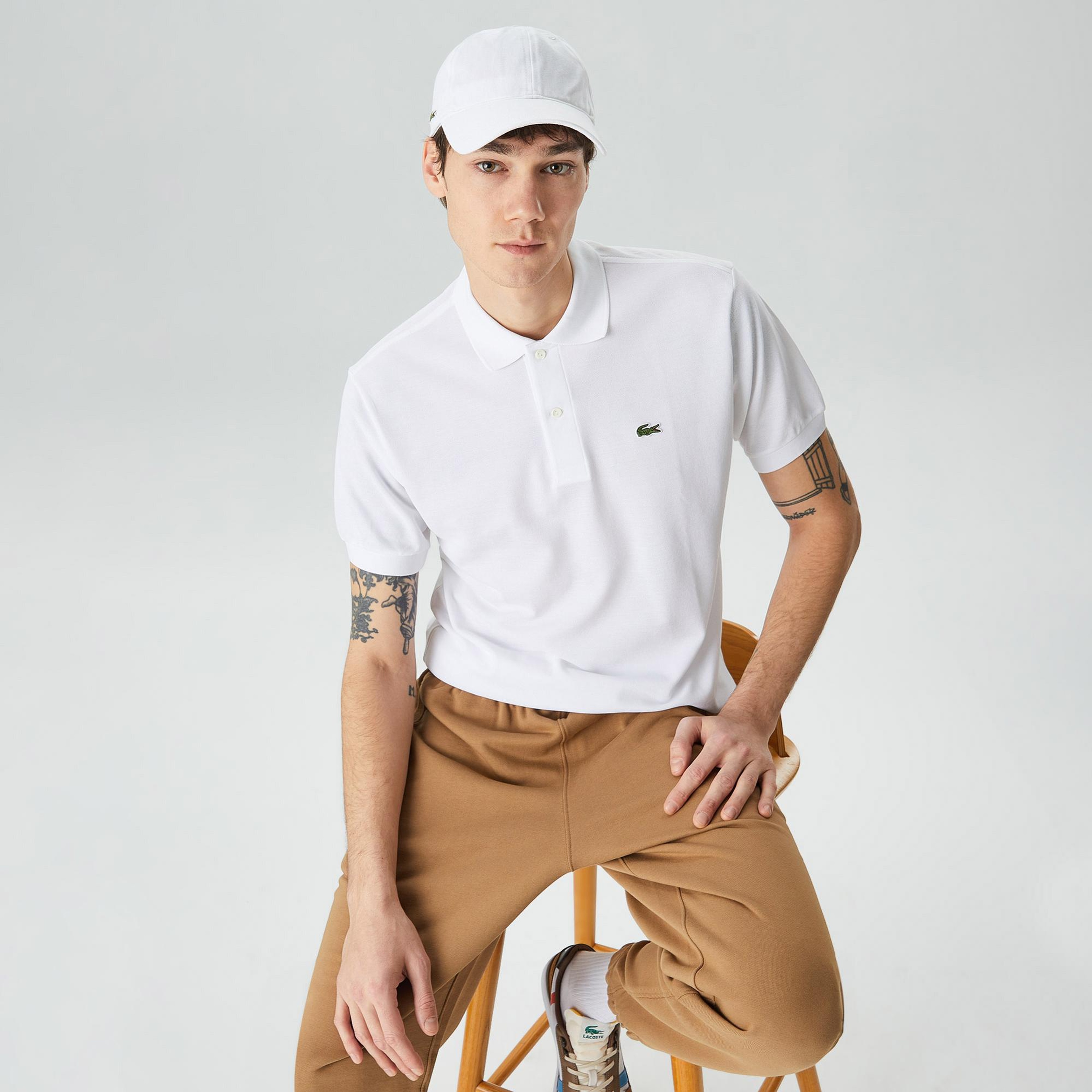 Lacoste L.12.12 Erkek Classic Fit Beyaz Polo