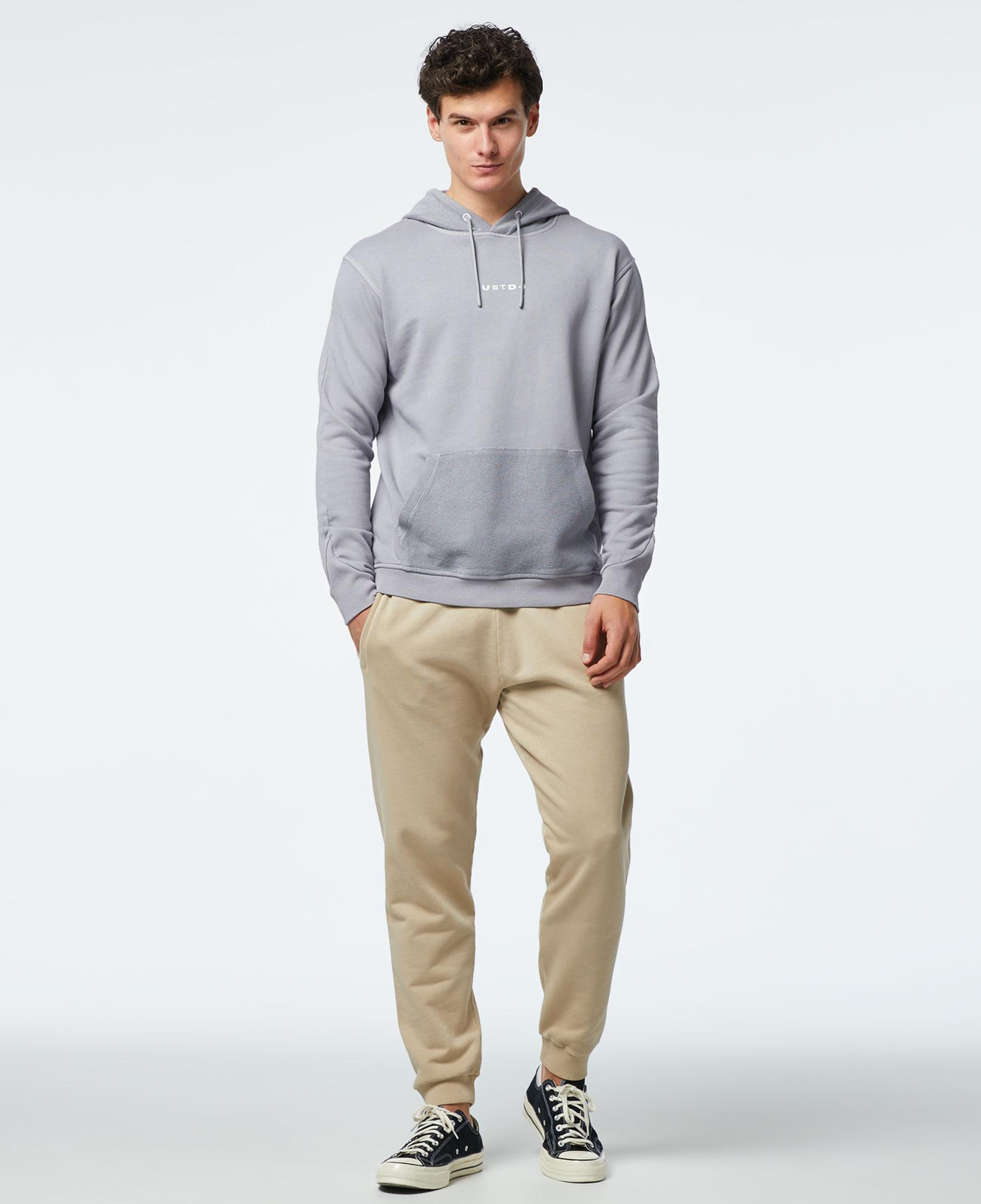 UNITED4 Classic Erkek Gri Sweatshirt