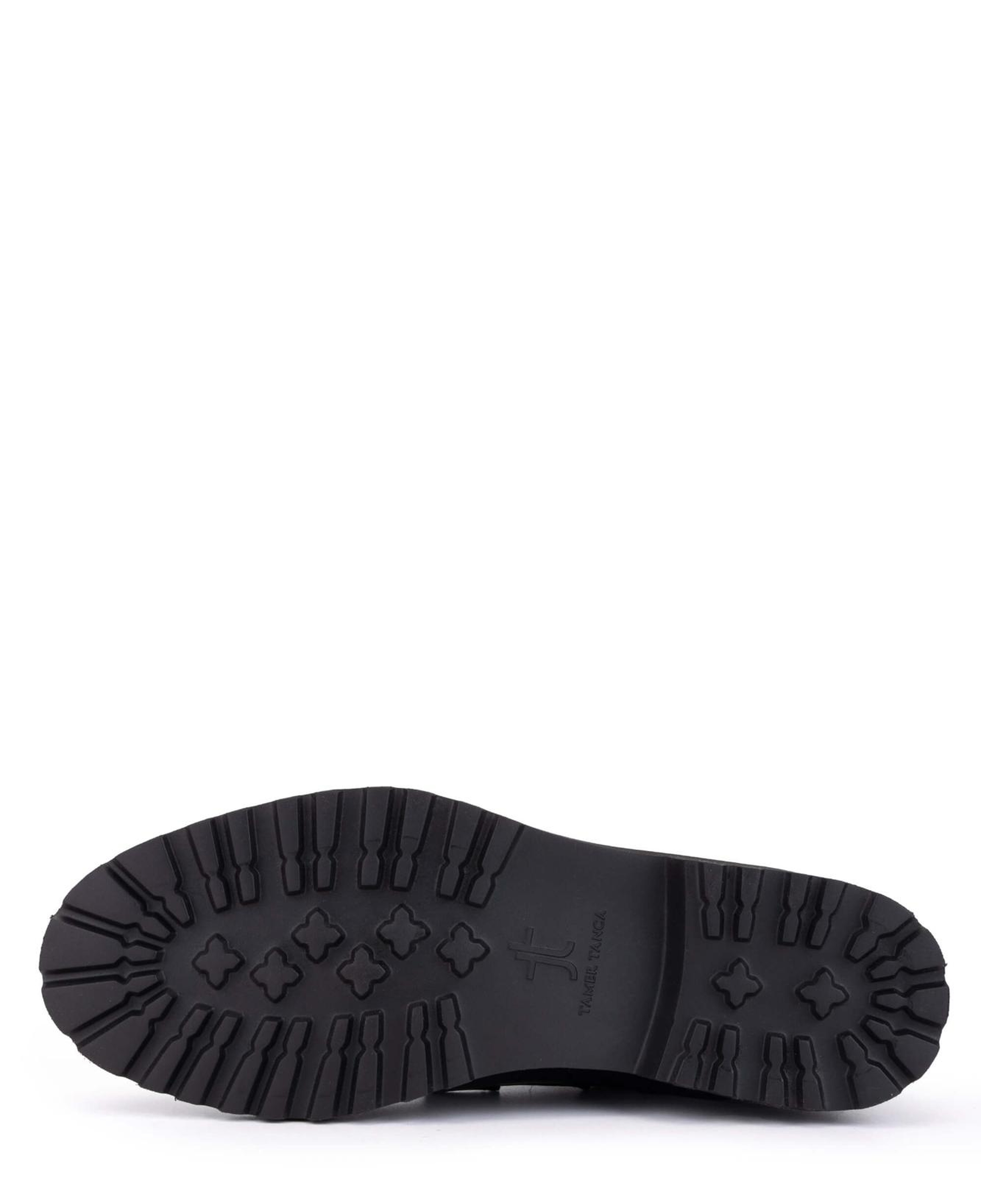 Tamer Tanca Erkek Hakiki Deri Siyah Casual Bot