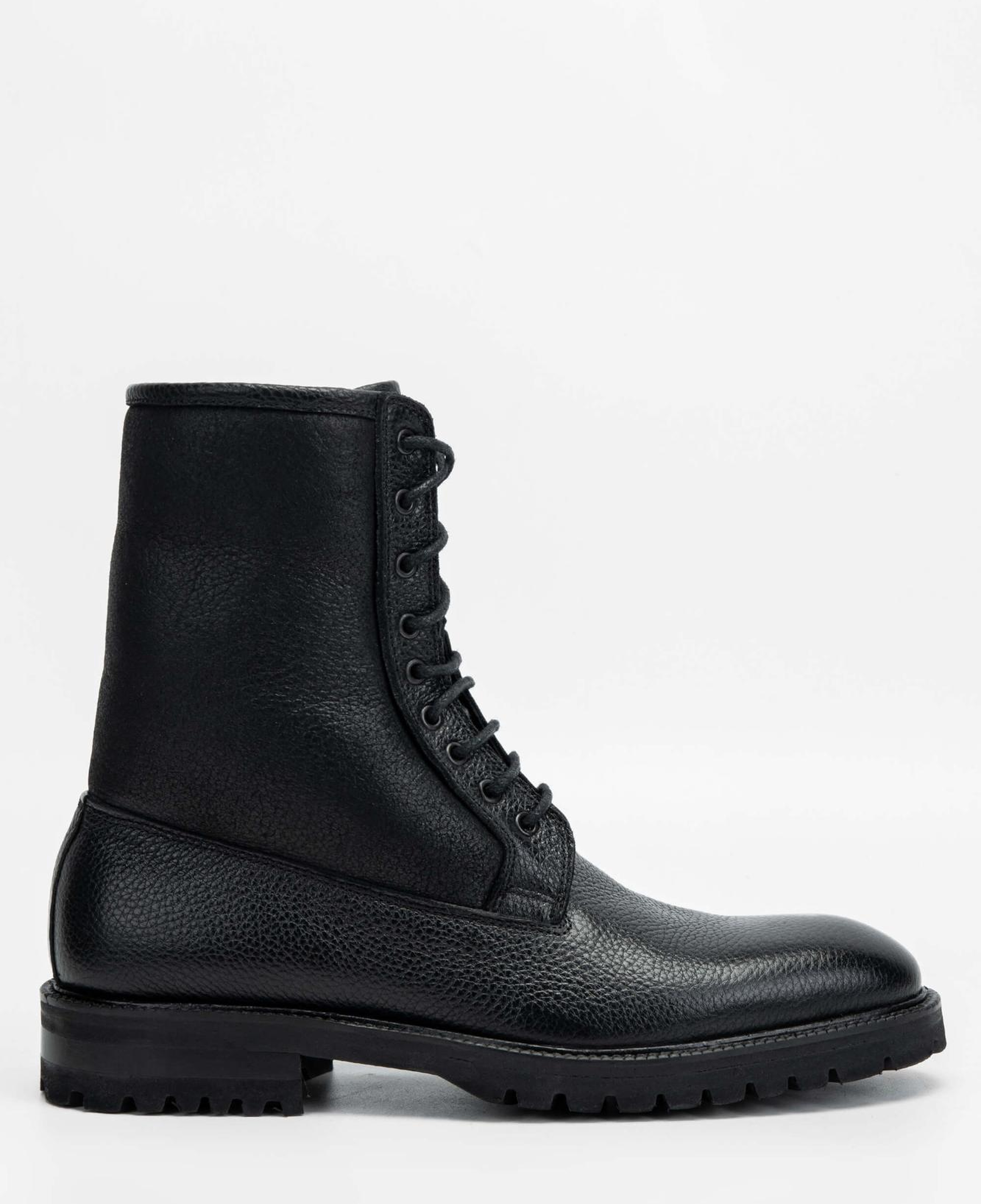 Tamer Tanca Erkek Hakiki Deri Siyah POSTAL Bot