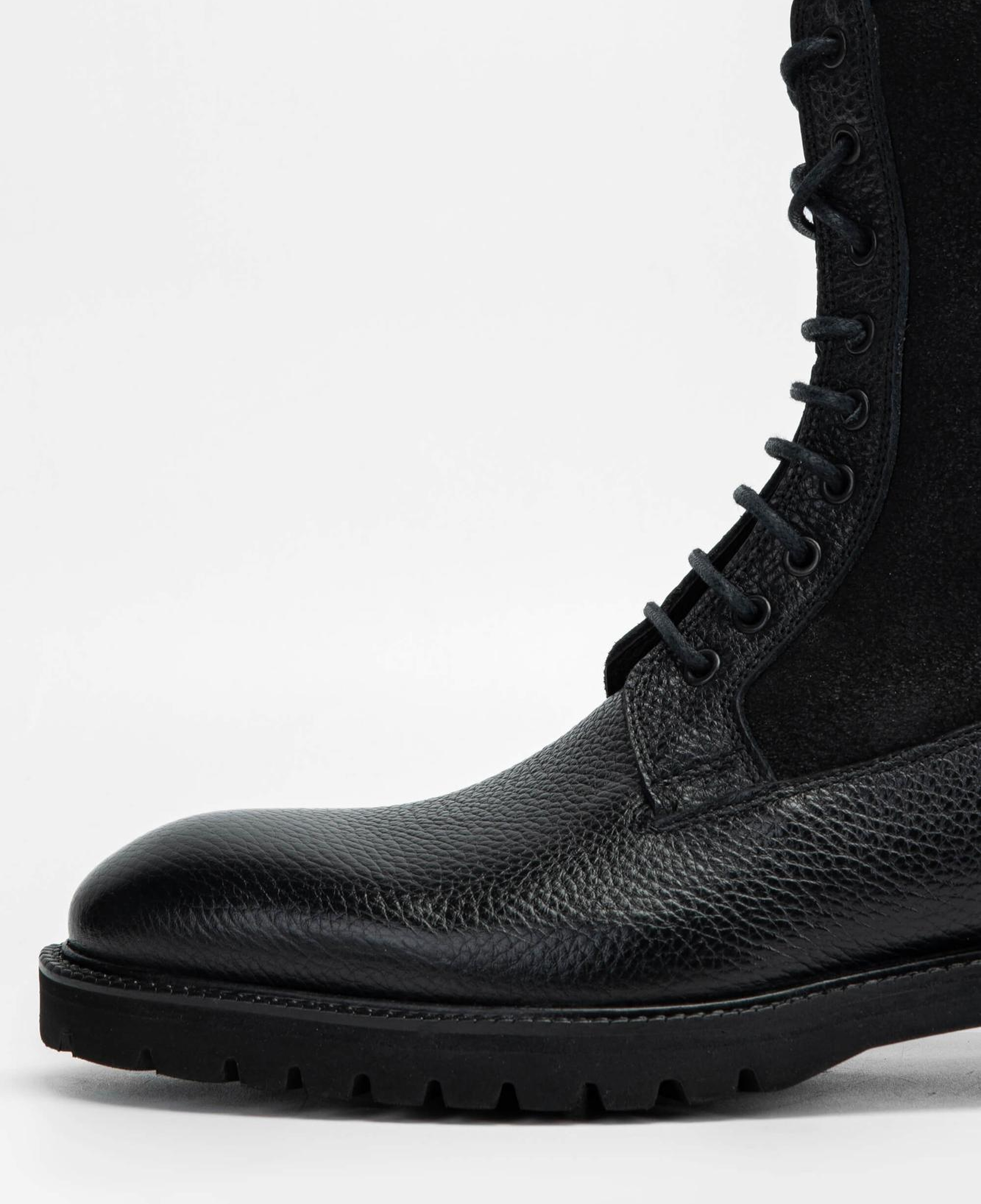 Tamer Tanca Erkek Hakiki Deri Siyah POSTAL Bot