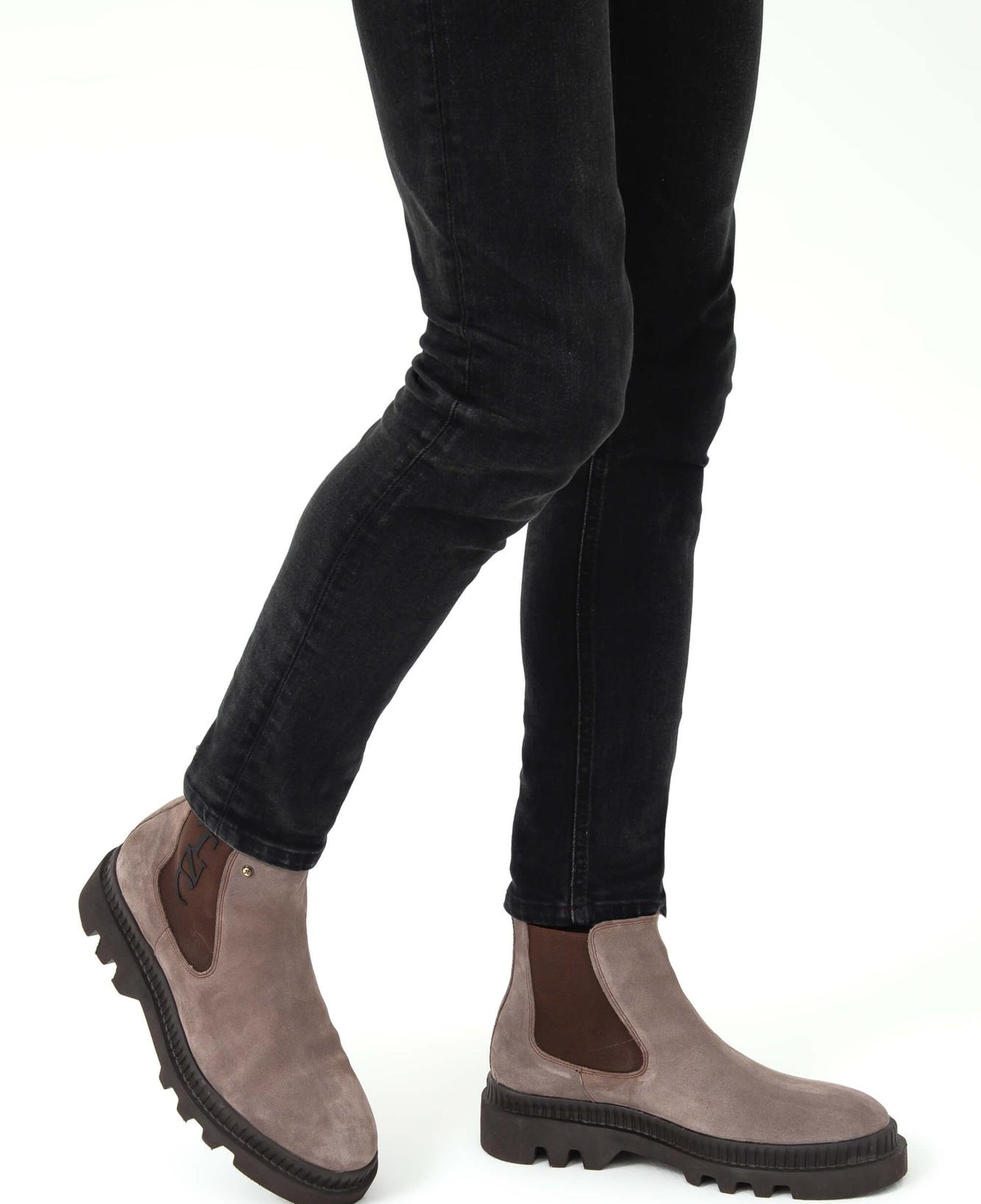 Tamer Tanca Erkek Hakiki Deri Kahverengi Casual Bot