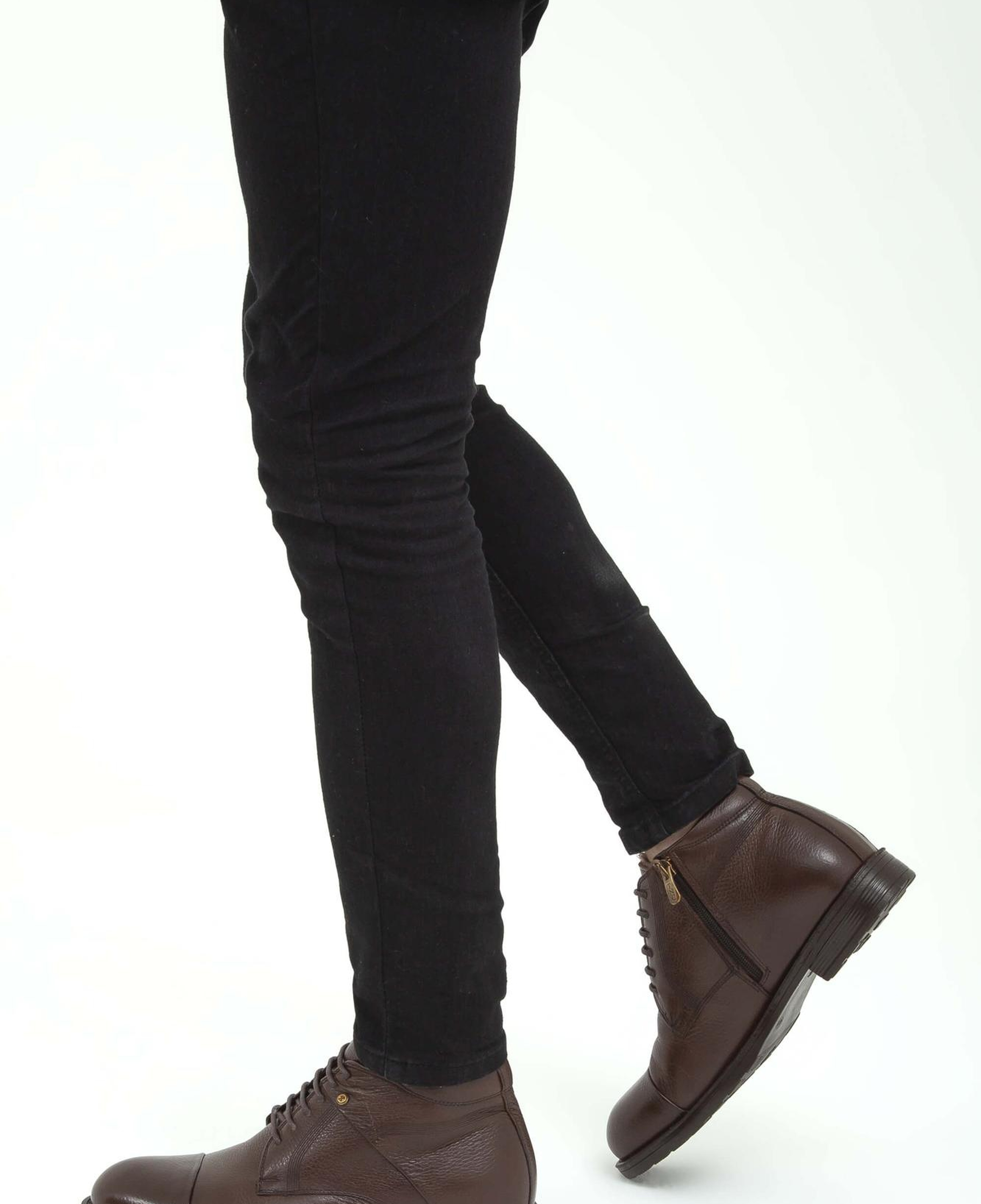 Tamer Tanca Erkek Hakiki Deri Kahverengi Floter Klasik Bot