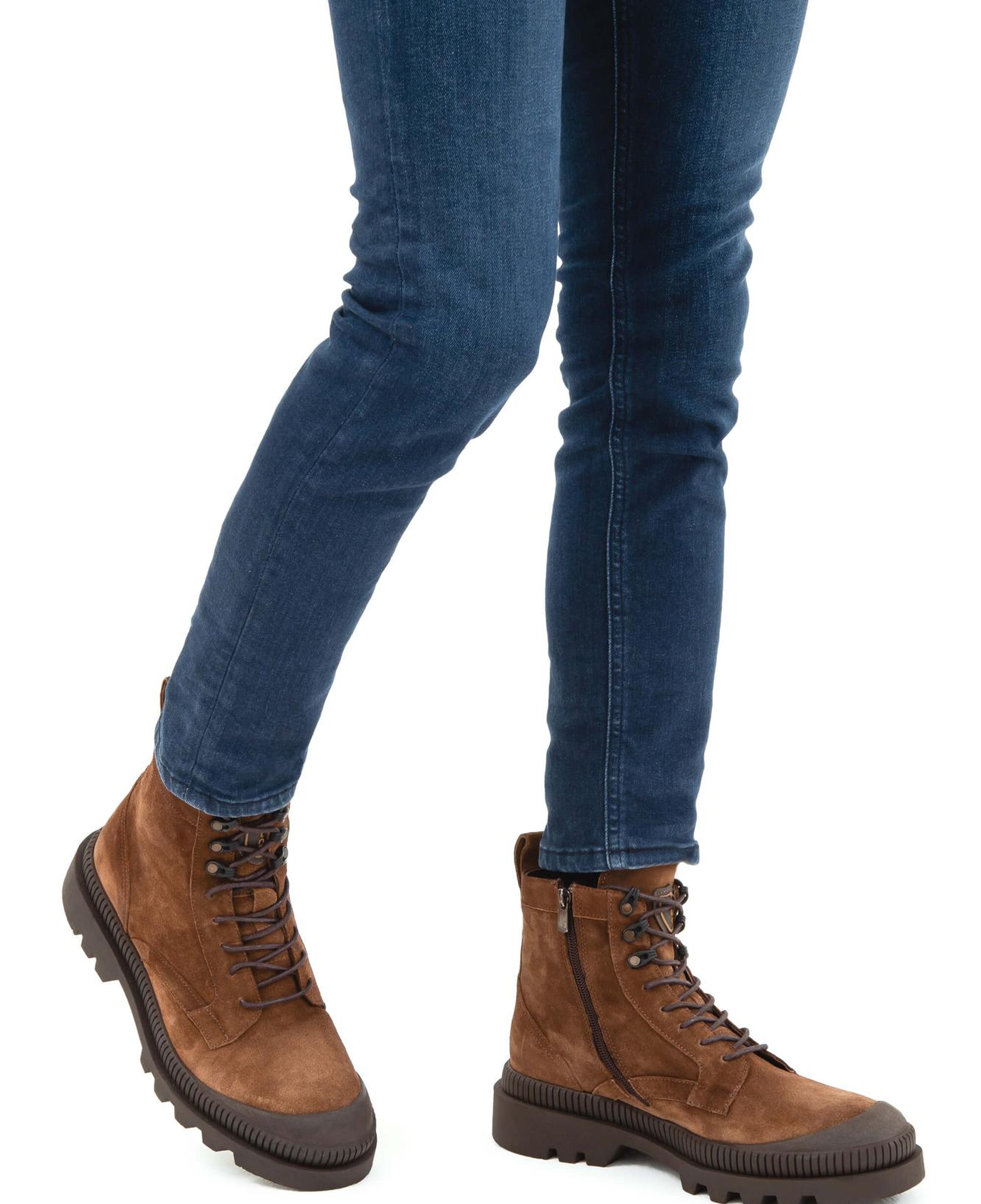 Tamer Tanca Erkek Hakiki Deri Kahverengi Süet Casual Bot