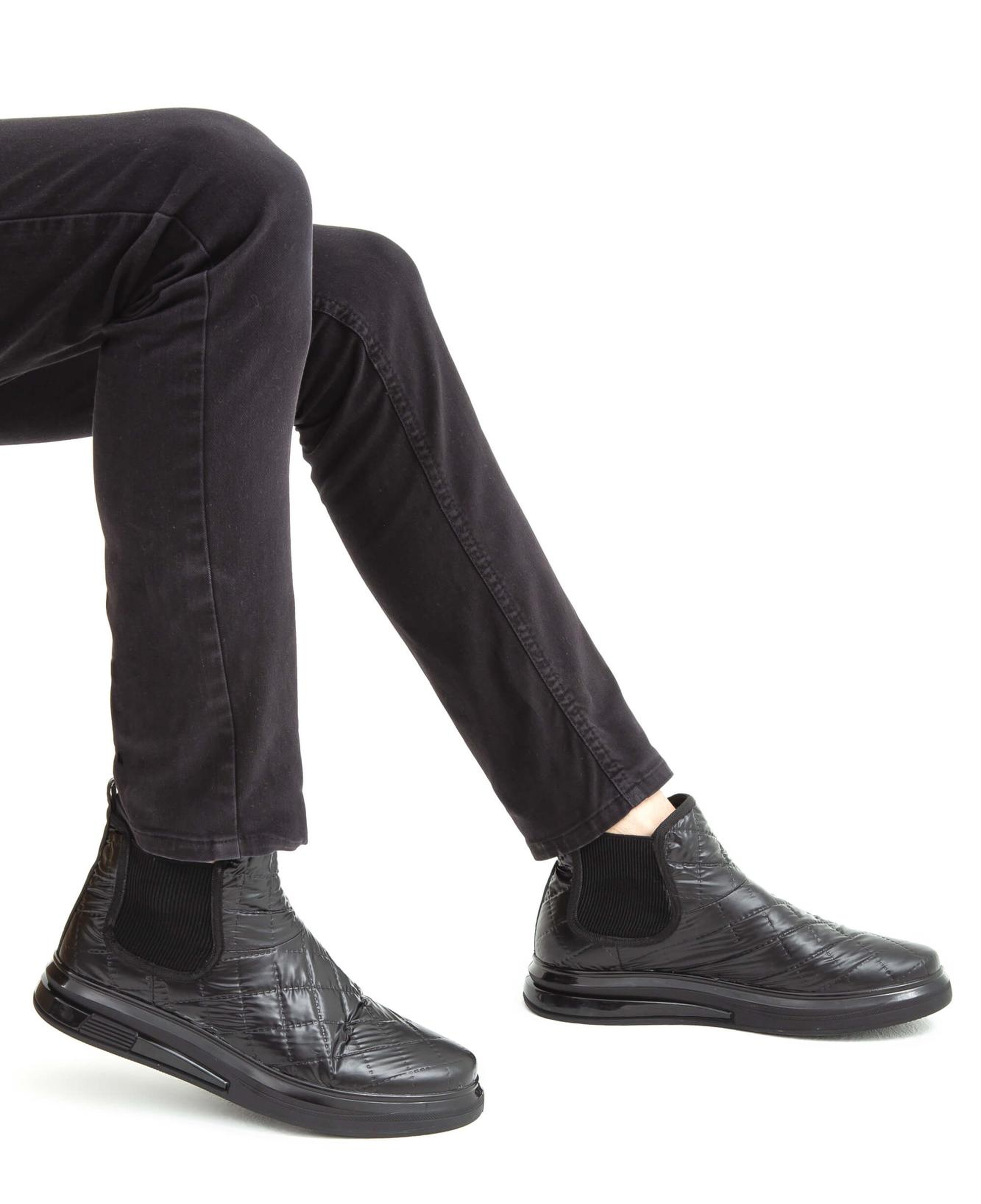 Tamer Tanca Erkek Vegan Siyah Casual Bot