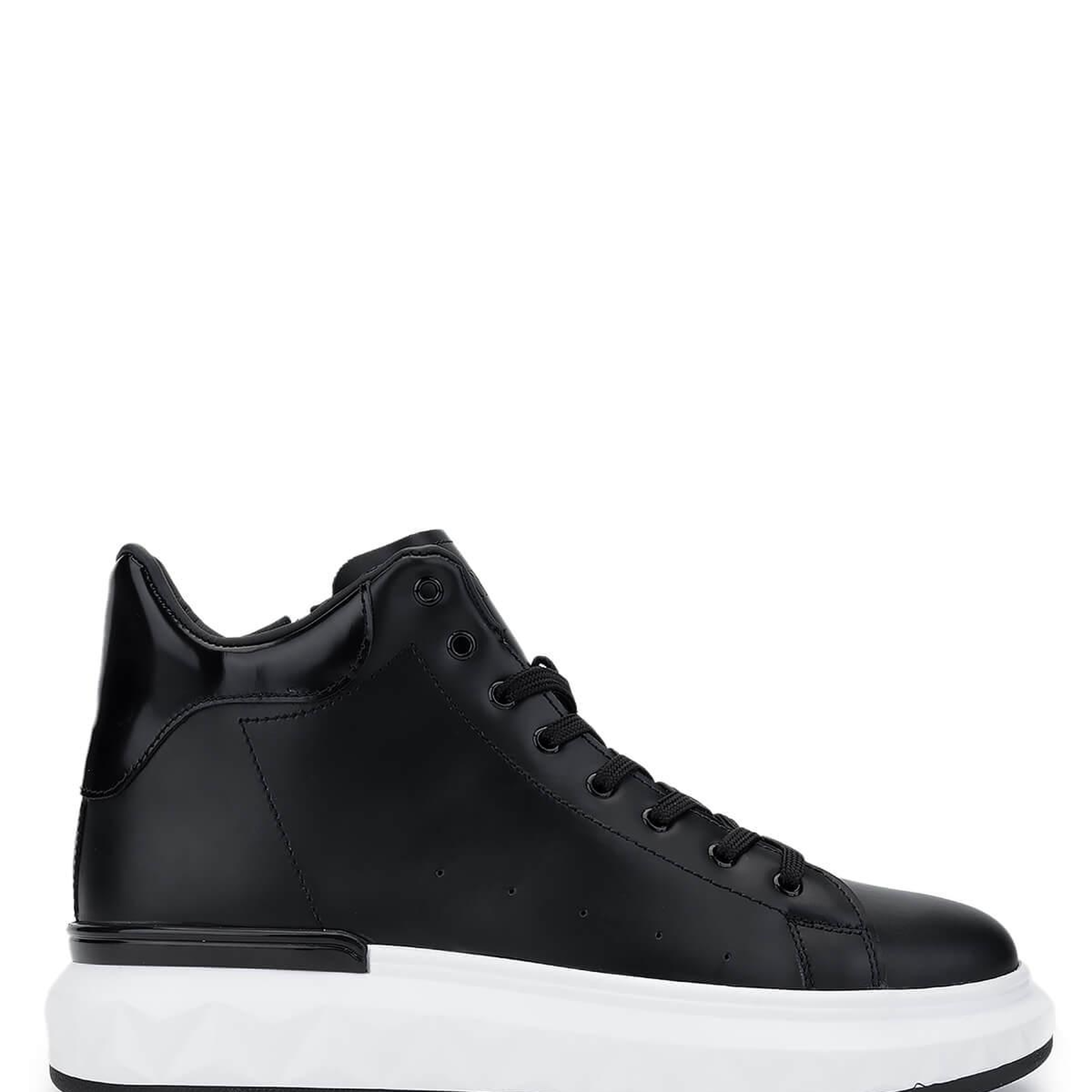 Tamer Tanca Erkek Hakiki Deri Siyah Bot Ayakkabı