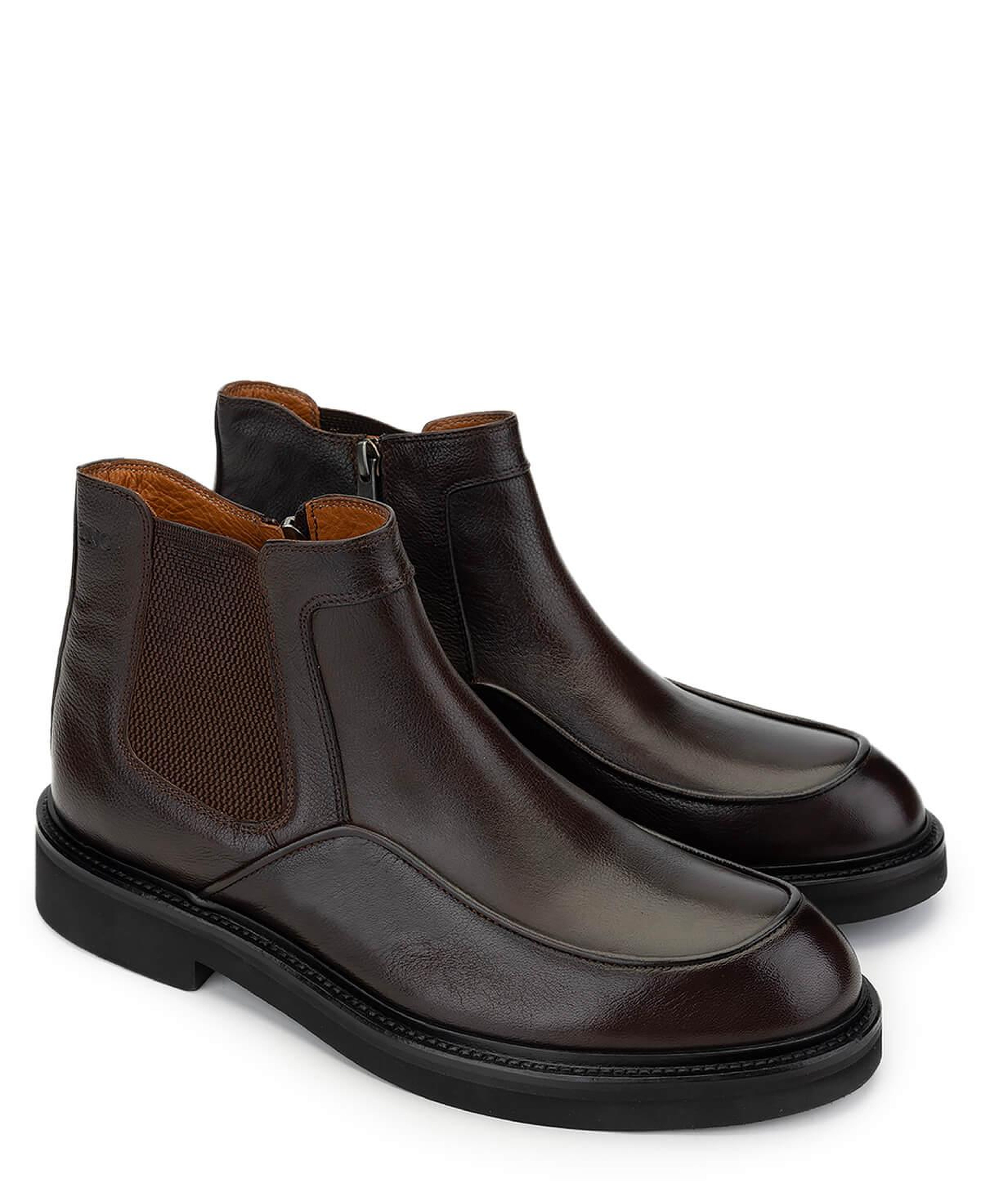 Tamer Tanca Erkek Hakiki Deri Kahverengi Casual Bot