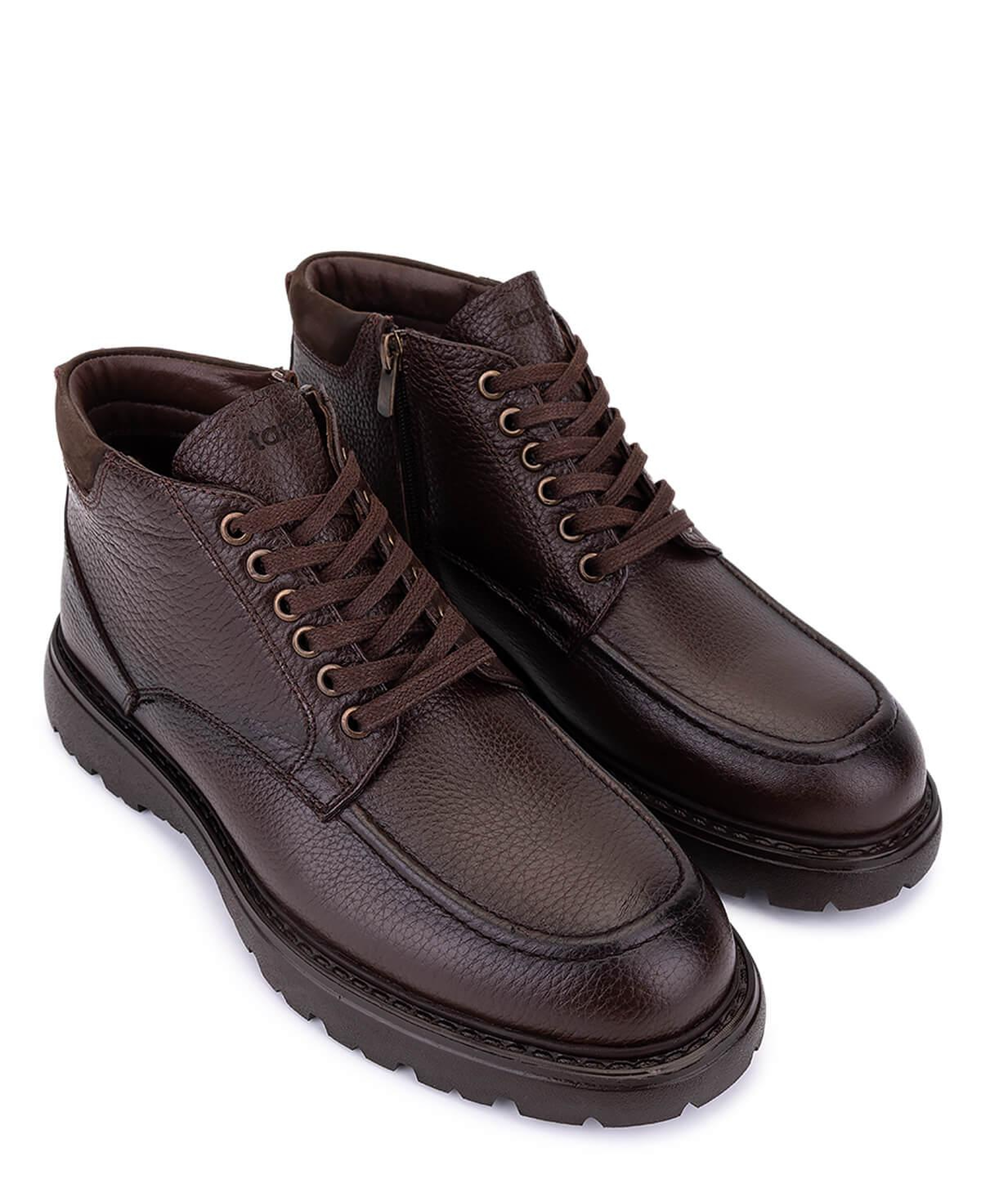 Tamer Tanca Erkek Hakiki Deri Kahverengi Casual Bot