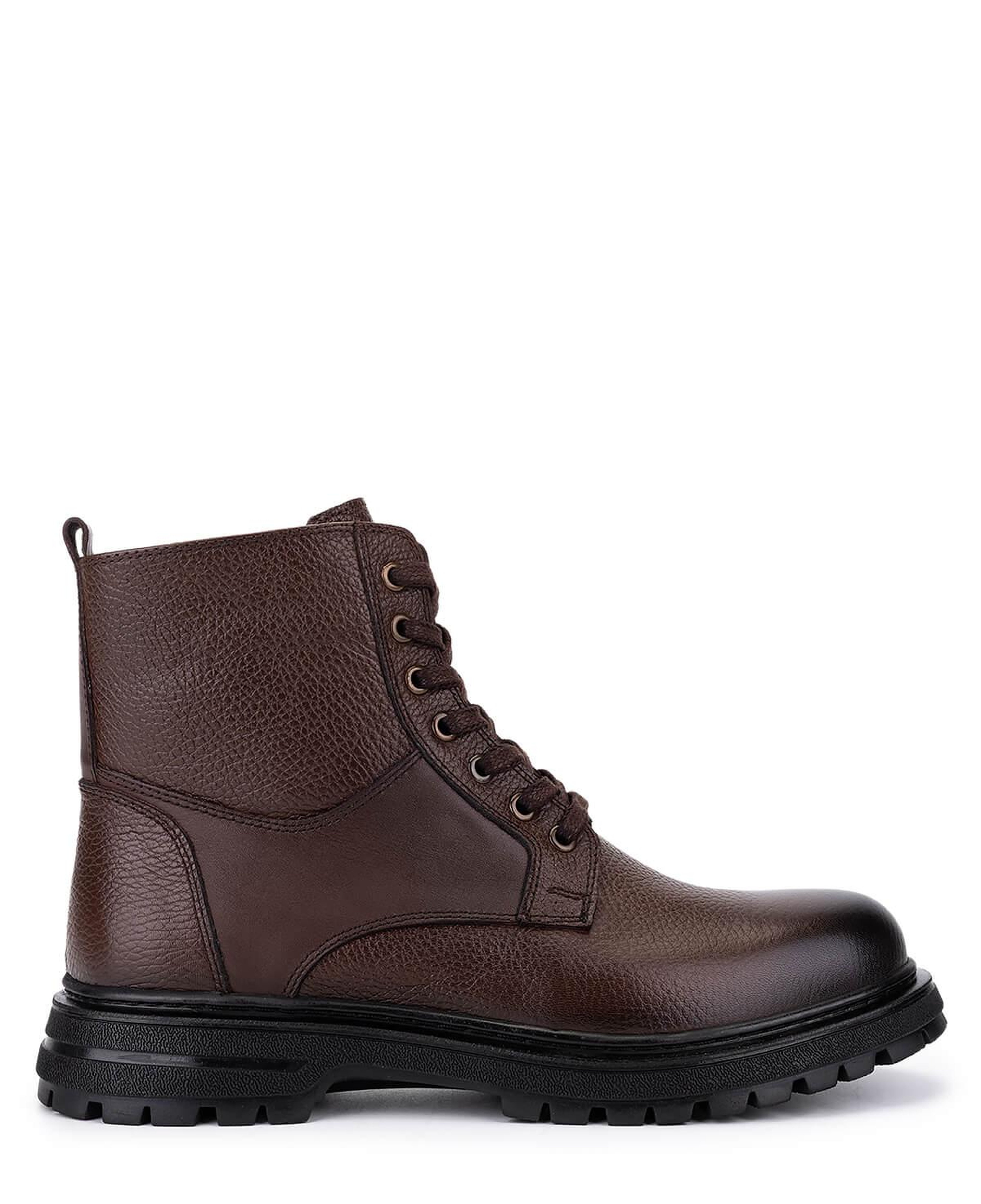 Tamer Tanca Erkek Hakiki Deri Kahverengi POSTAL Bot