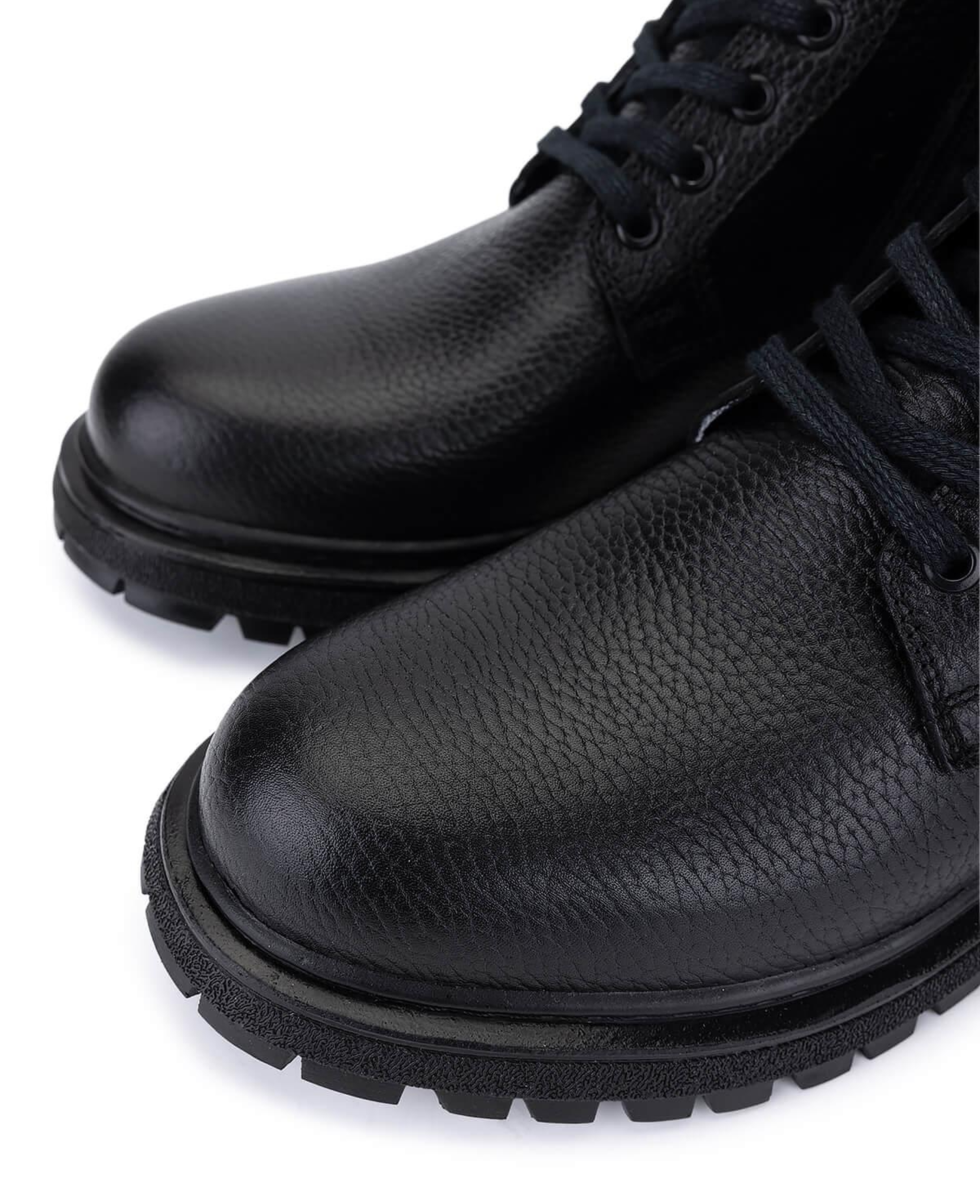 Tamer Tanca Erkek Hakiki Deri Siyah POSTAL Bot