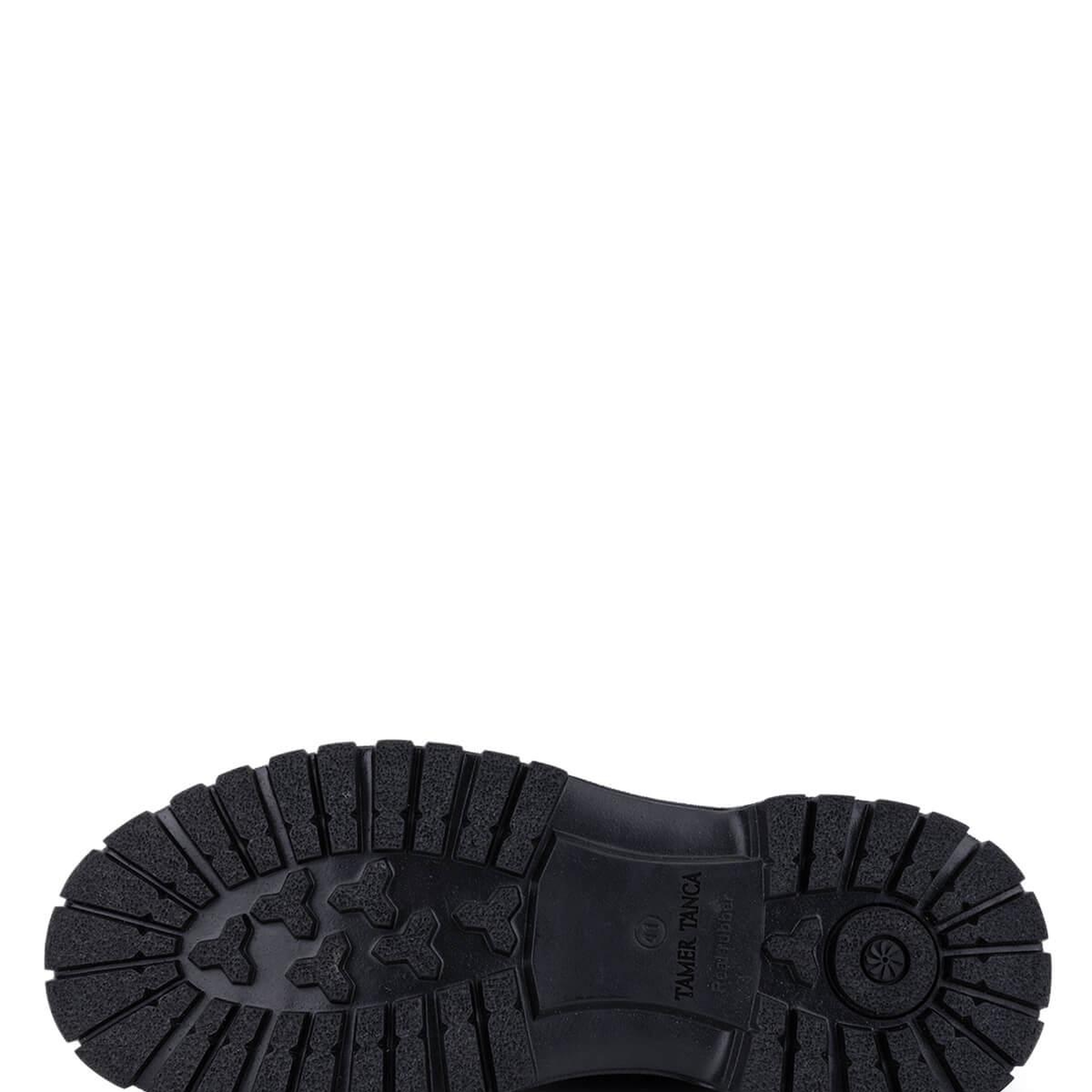 Tamer Tanca Erkek Hakiki Deri Siyah POSTAL Bot