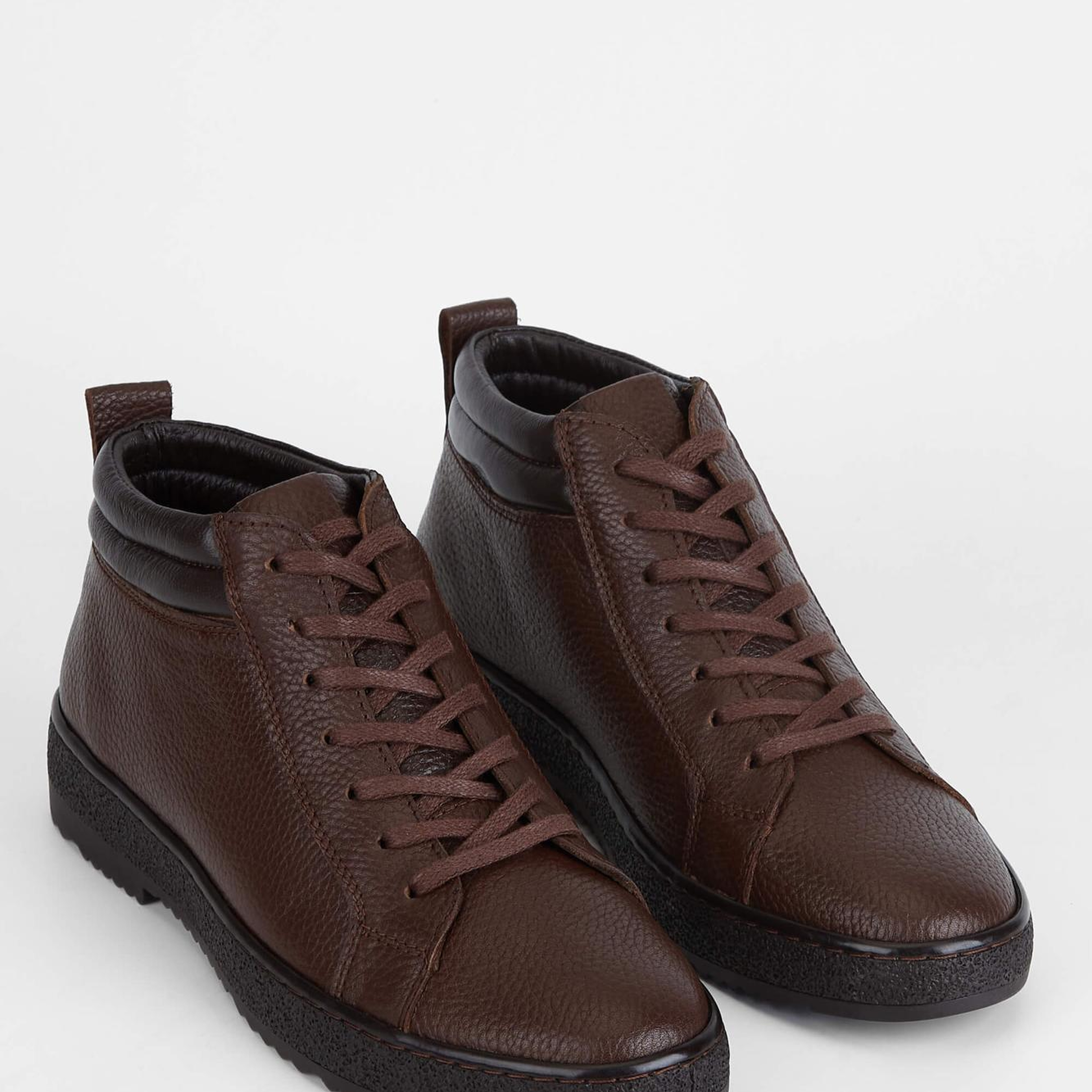 Tamer Tanca Erkek Hakiki Deri Kahverengi Casual Bot