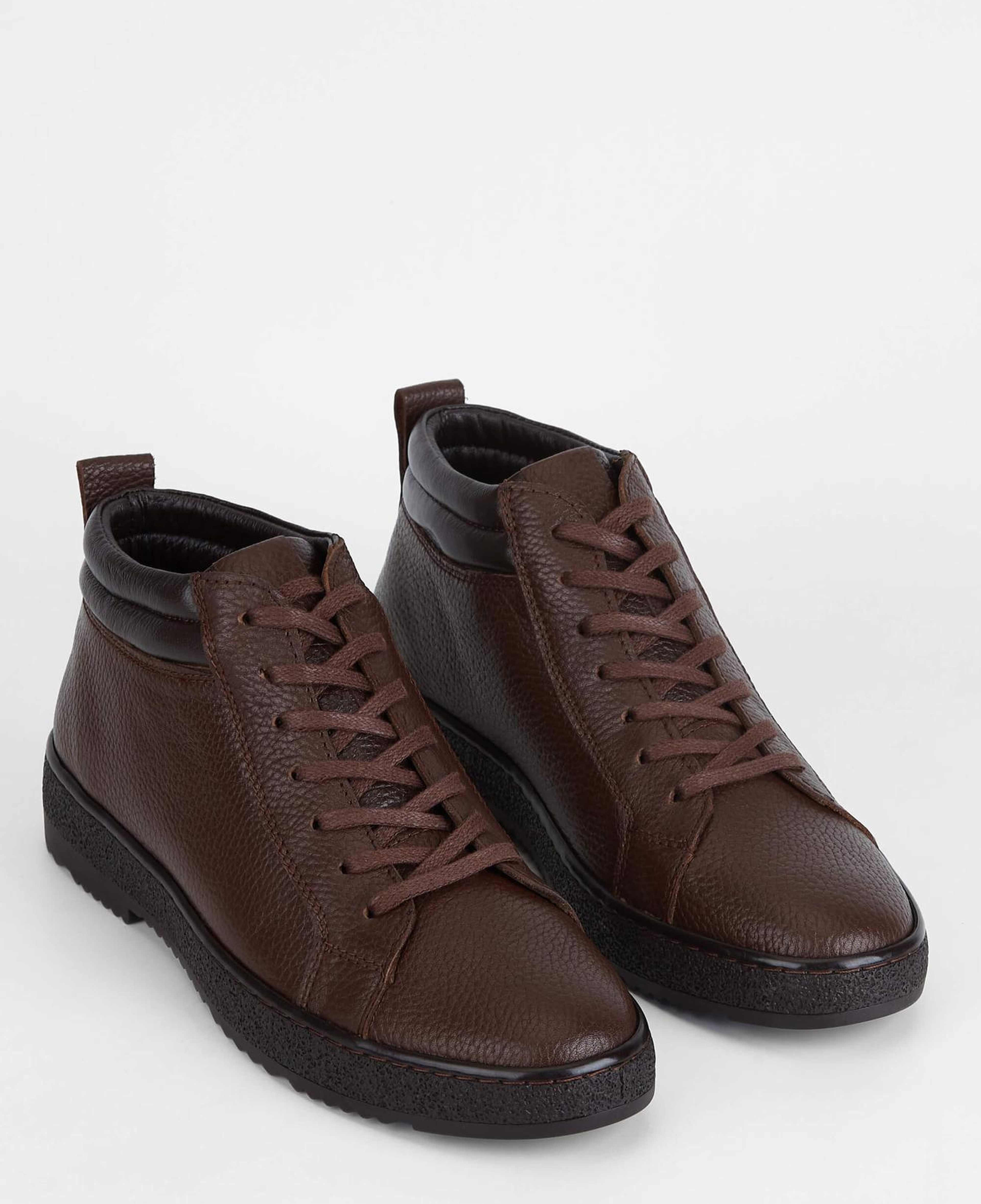 Tamer Tanca Erkek Hakiki Deri Kahverengi Casual Bot