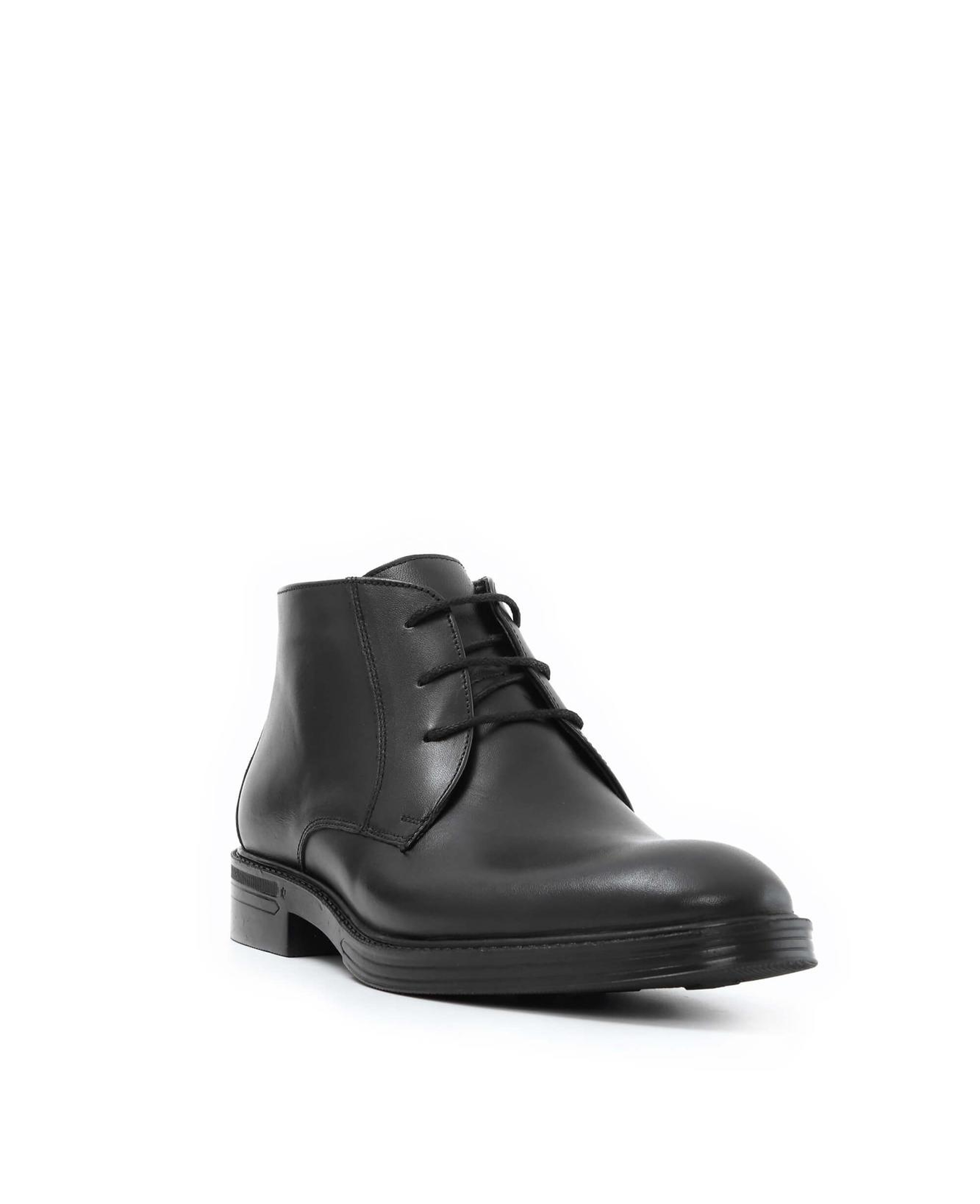 Tamer Tanca Erkek Hakiki Deri Siyah Deri Klasik Bot