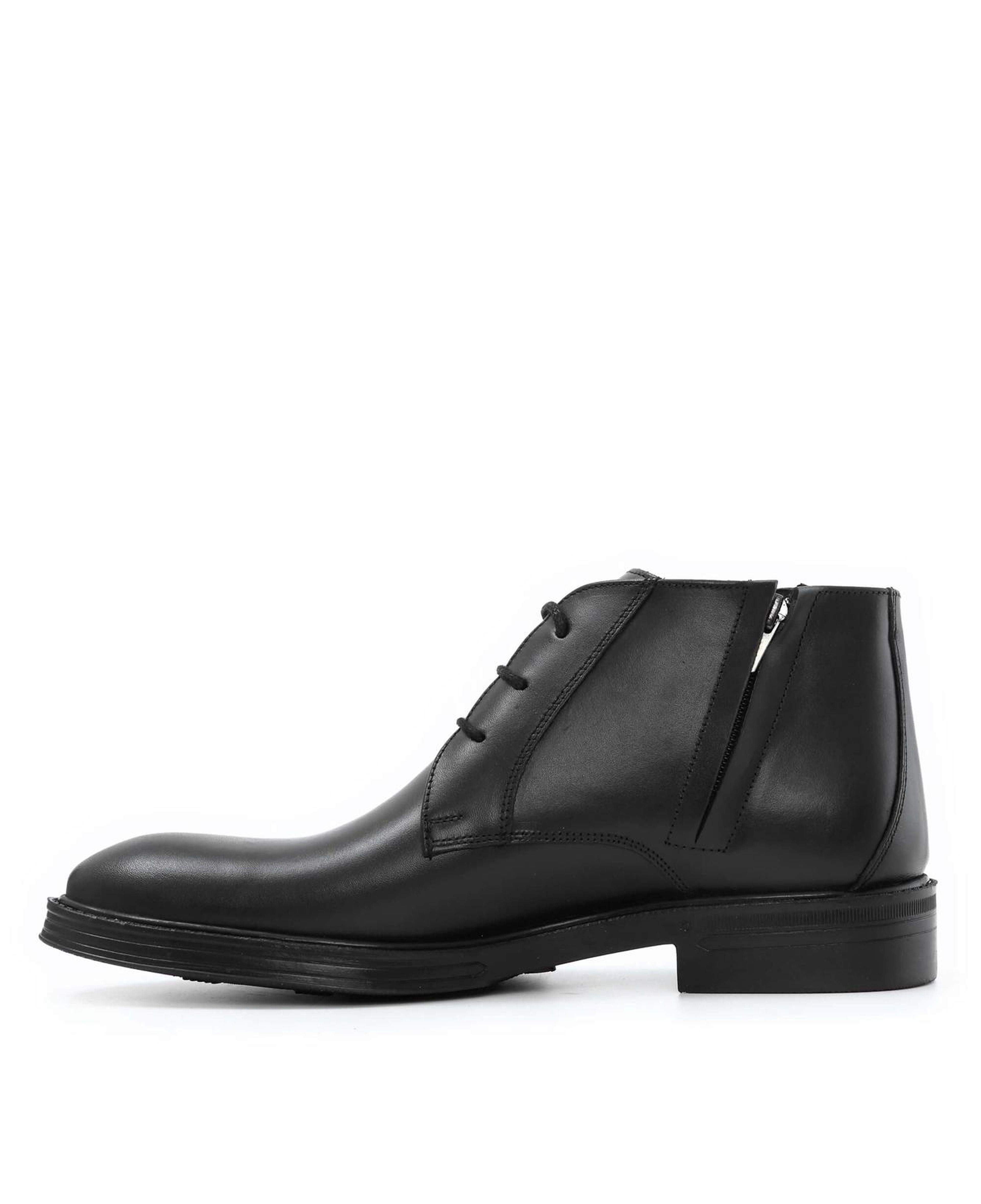 Tamer Tanca Erkek Hakiki Deri Siyah Deri Klasik Bot