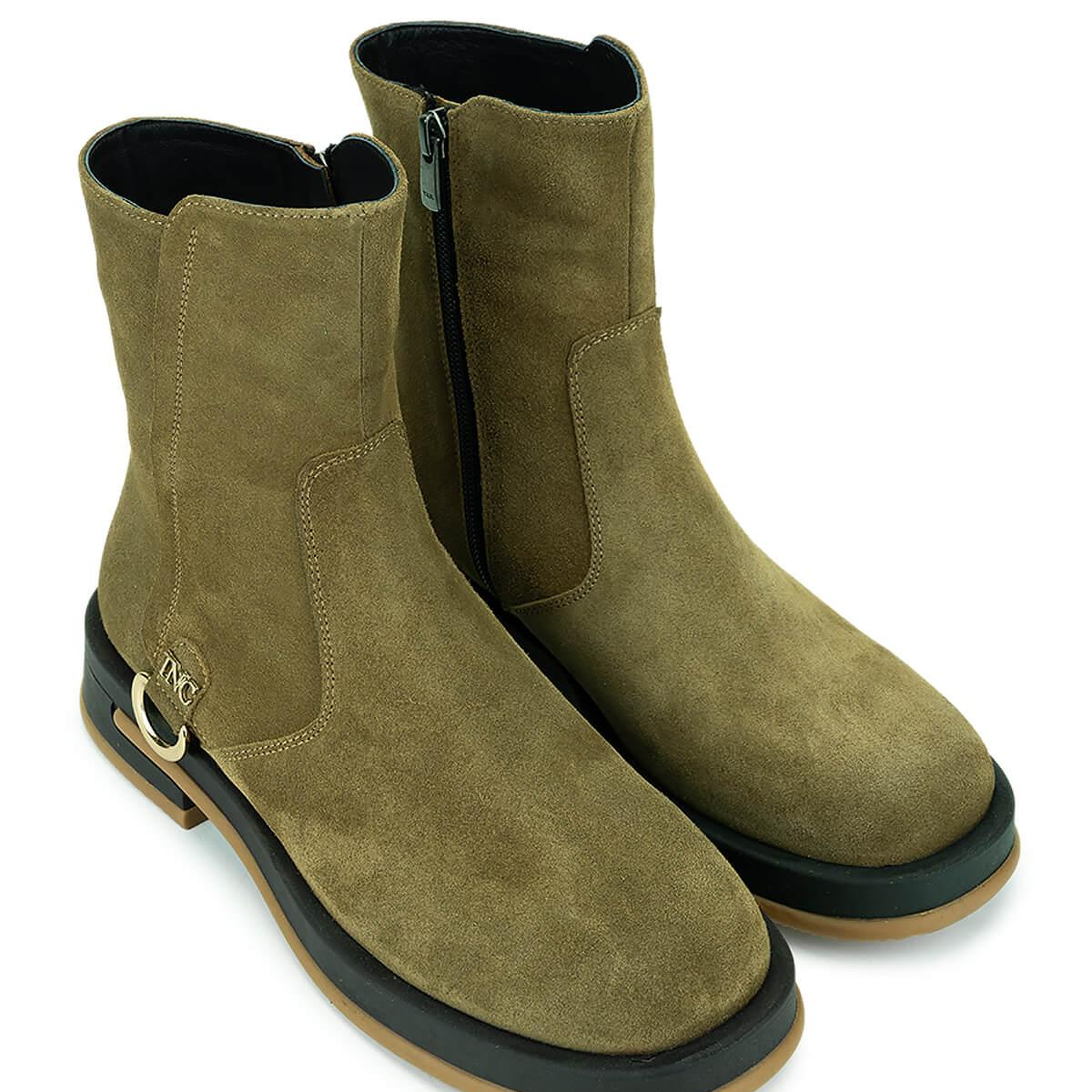 Tamer Tanca Kadın Hakiki Deri Yeşil Casual Bot