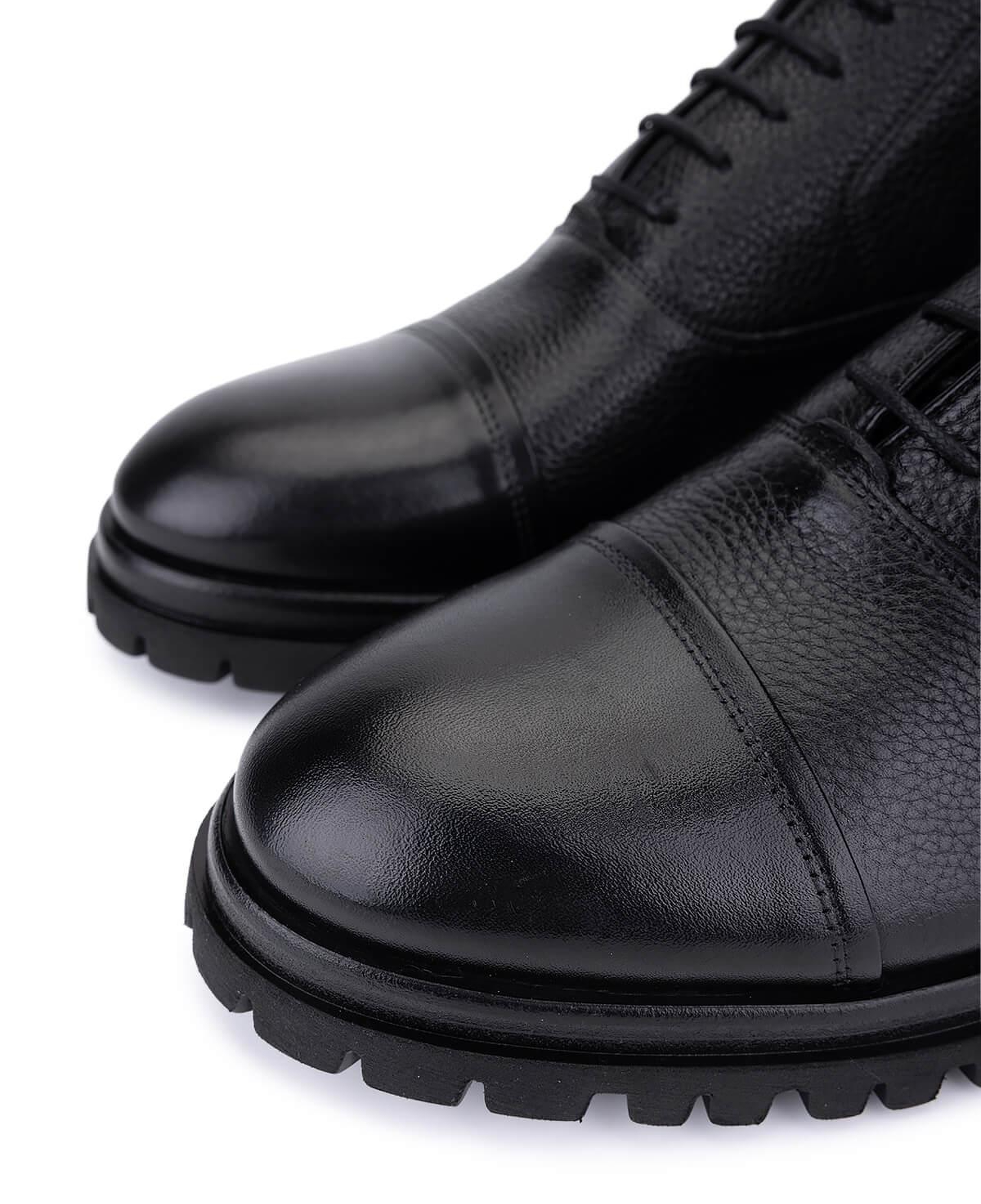 Tamer Tanca Erkek Hakiki Deri Siyah Deri Klasik Bot